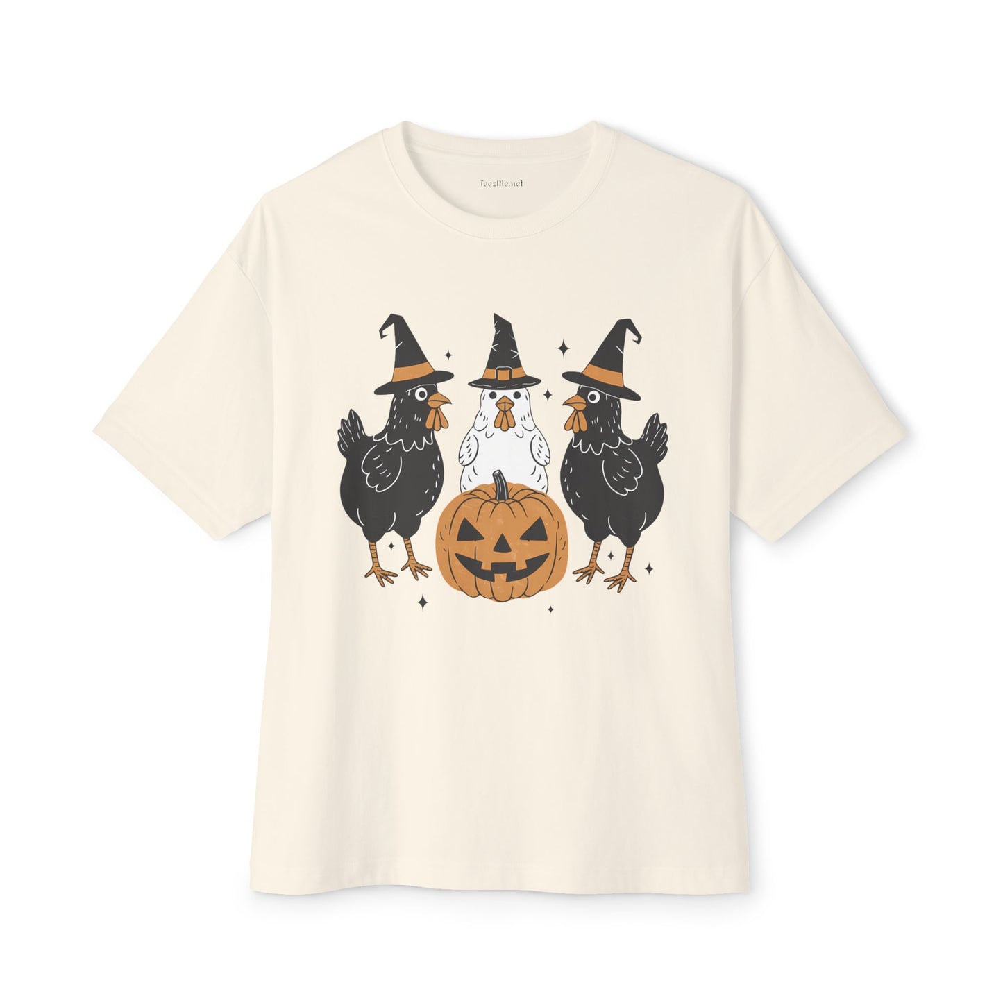Witchy Chickens Unisex Oversized Boxy Tee