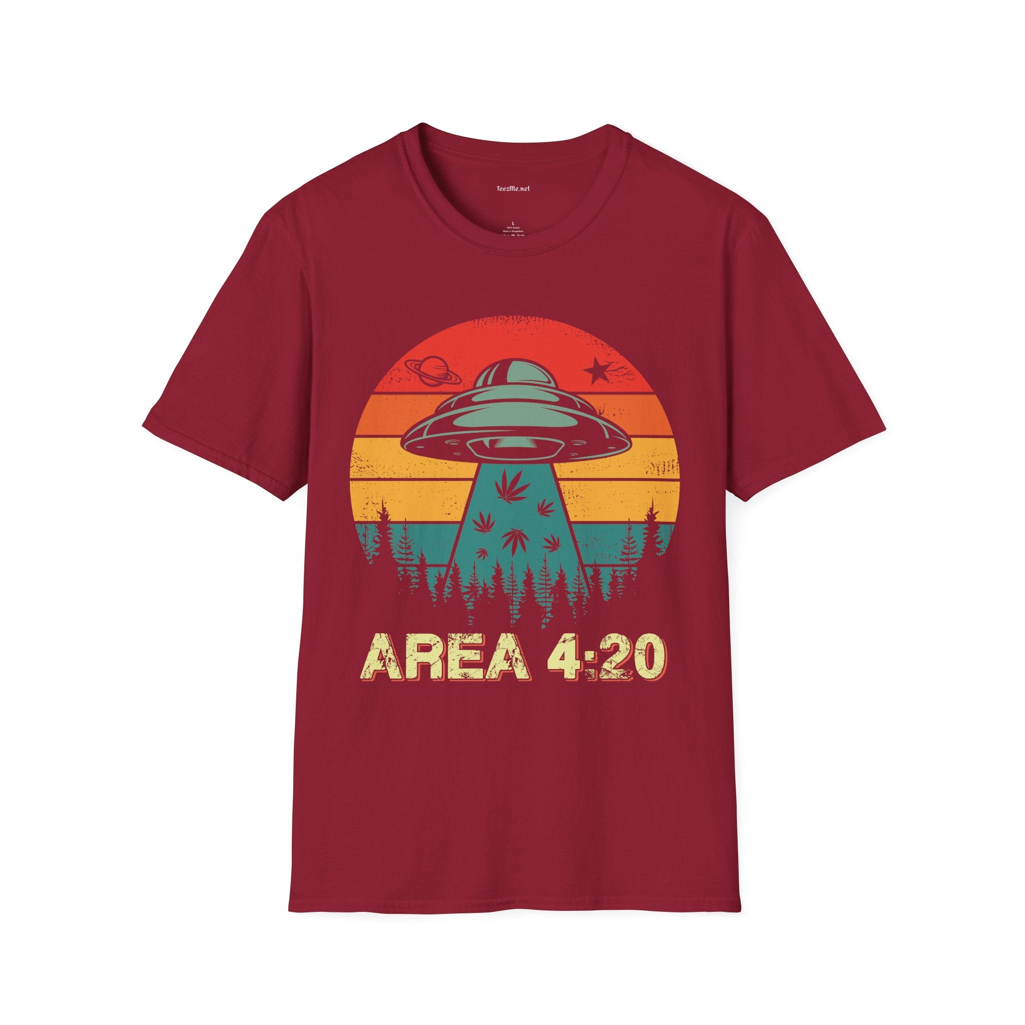 Area 420 Unisex Softstyle T-Shirt 100% Cotton Graphic