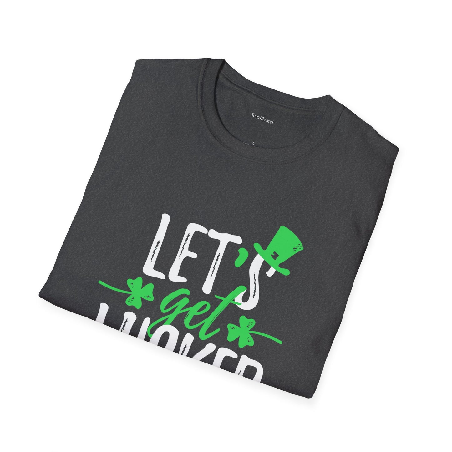 Let's Get Lucked Unisex Softstyle T-Shirt 100% Cotton Graphic