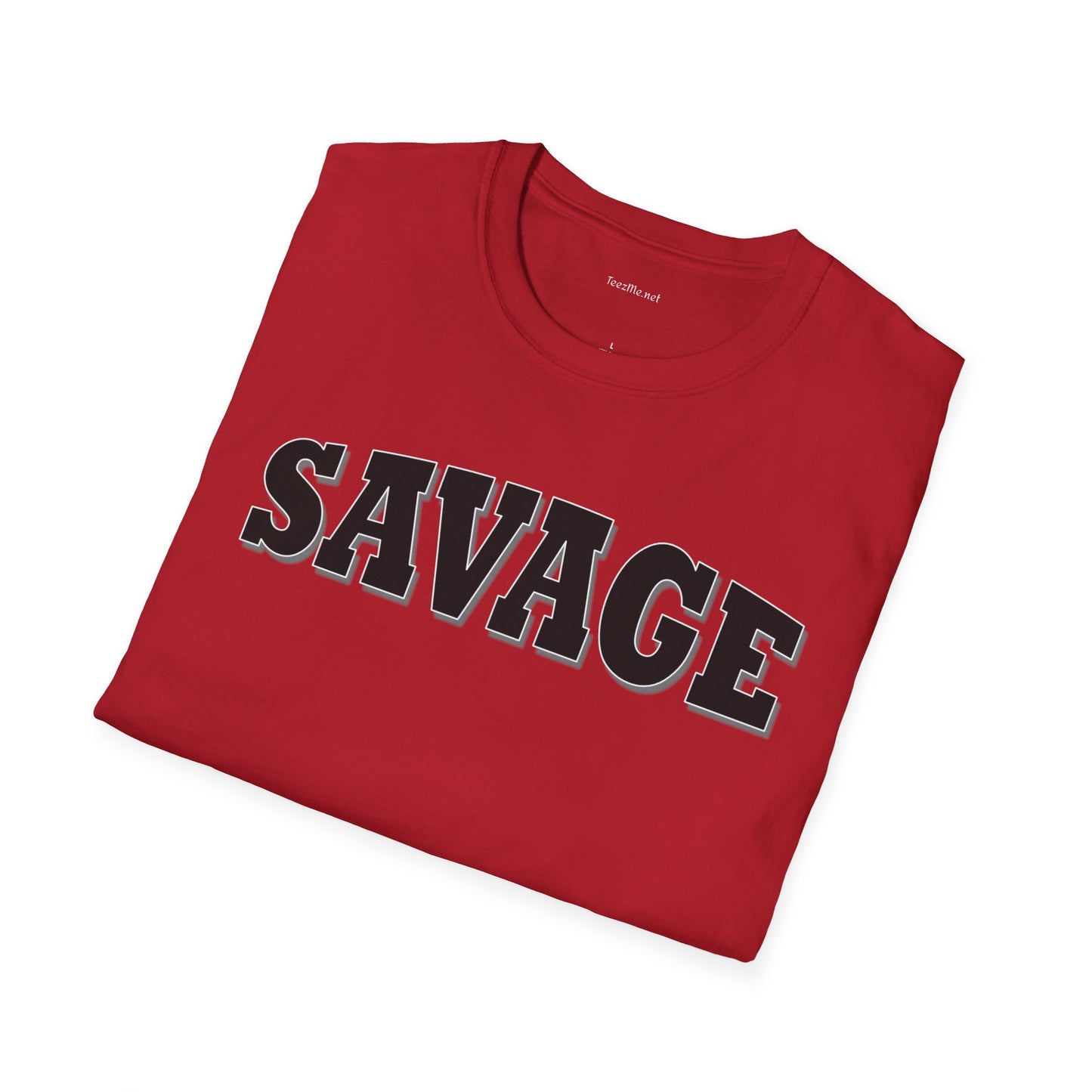 SAVAGE - Unisex Softstyle T-Shirt 100% Cotton Graphic