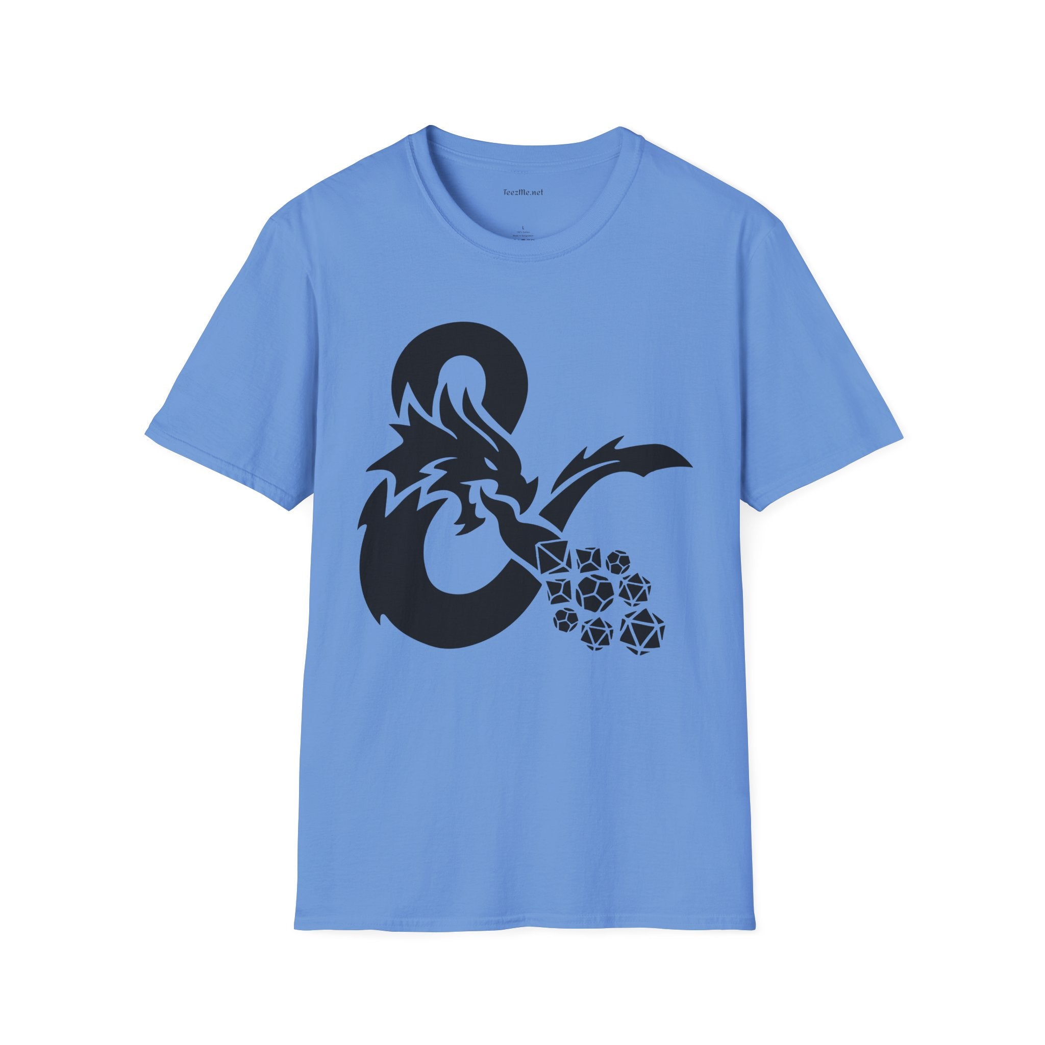 Dragon Fire Dice Unisex Softstyle T-Shirt 100% Cotton Graphic