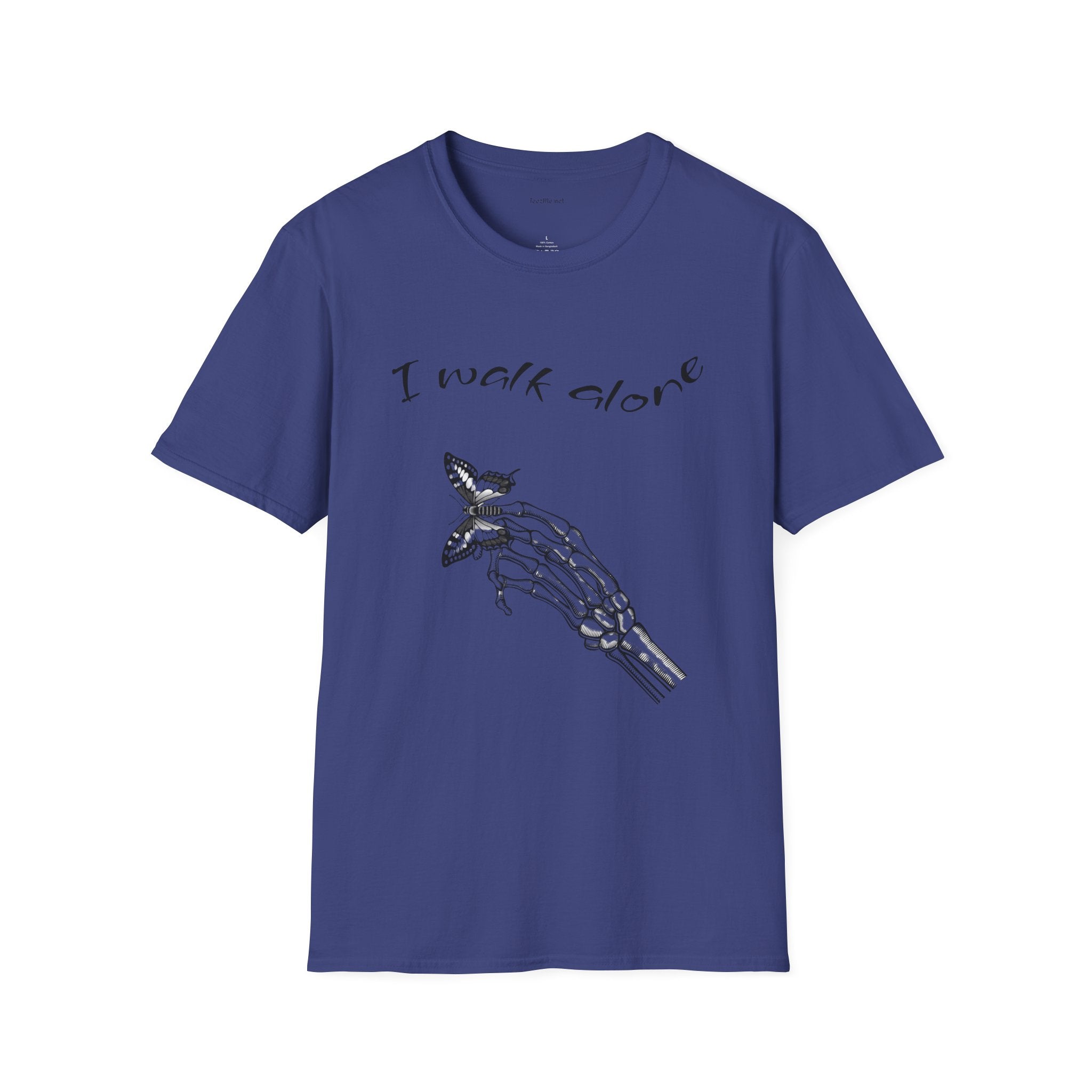 I walk alone - Unisex Softstyle T-Shirt 100% Cotton Graphic
