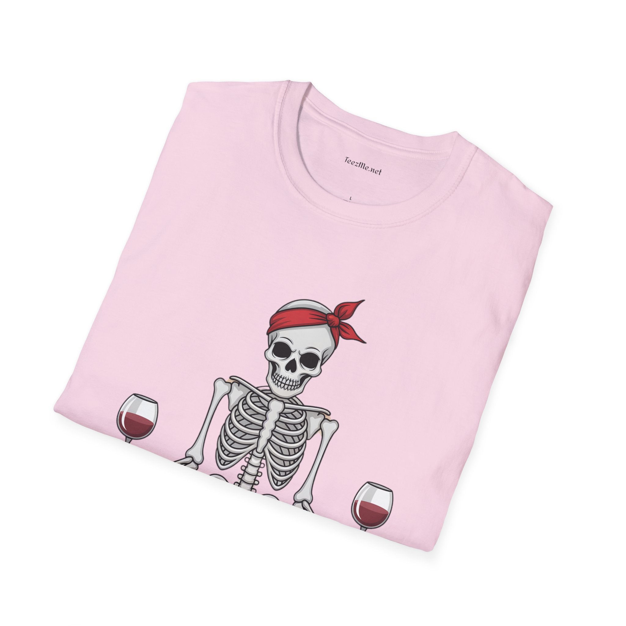Namaste Skeleton - Unisex Softstyle T-Shirt 100% Cotton Graphic