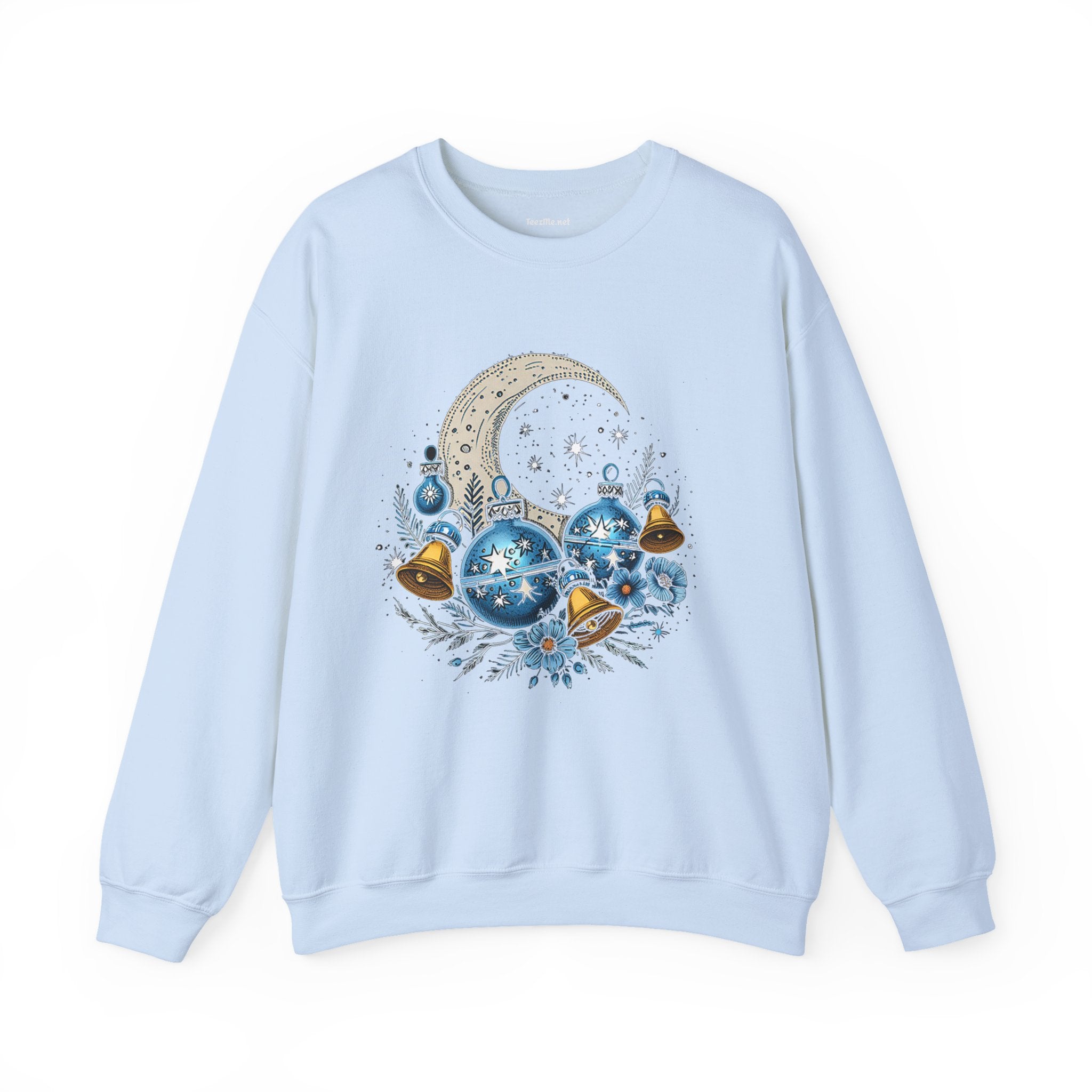 Moon with Ornaments 01 Unisex Heavy Blend™ Crewneck Sweatshirt