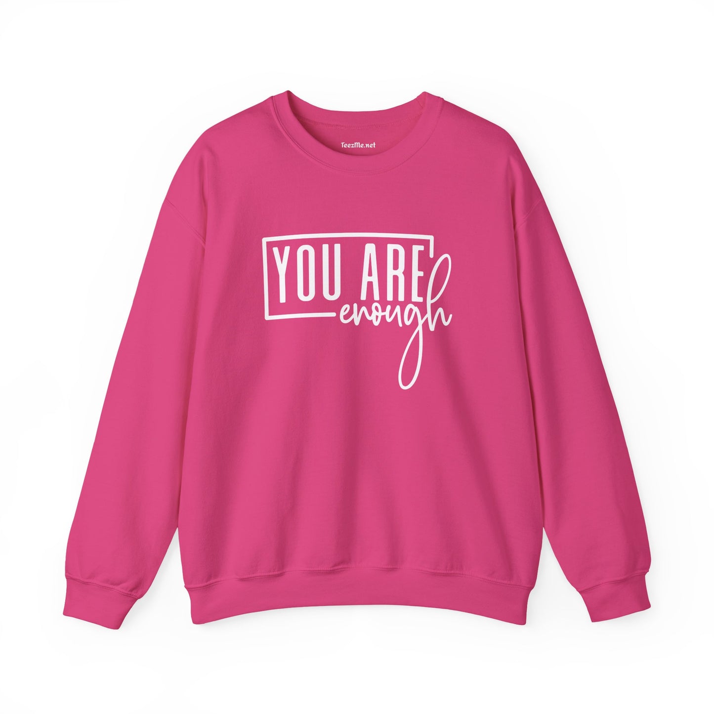 You Are Enough 01  Unisex Heavy Blend™ Crewneck Sweatshirt Inspirational
