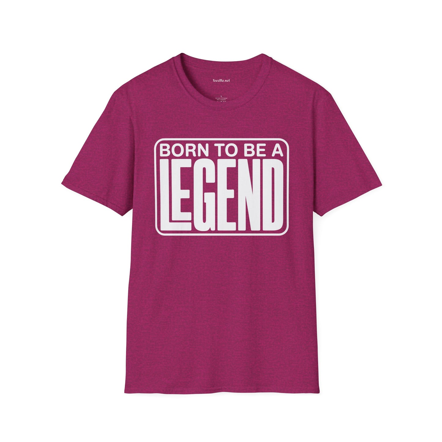 Be A Legend Unisex SoftStyle T-Shirt 100% Cotton Graphic