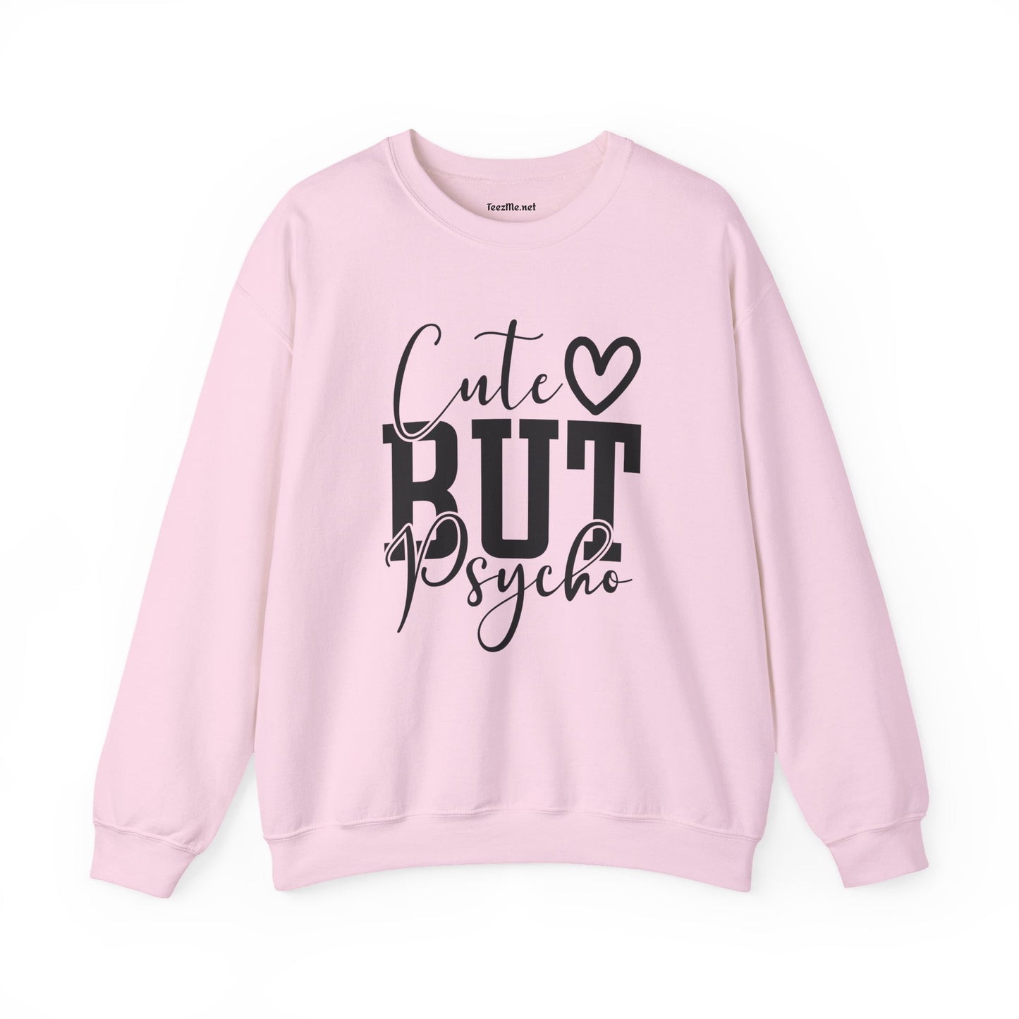 Cute but Psycho Unisex Heavy Blend™ Crewneck Sweatshirt Inspirational