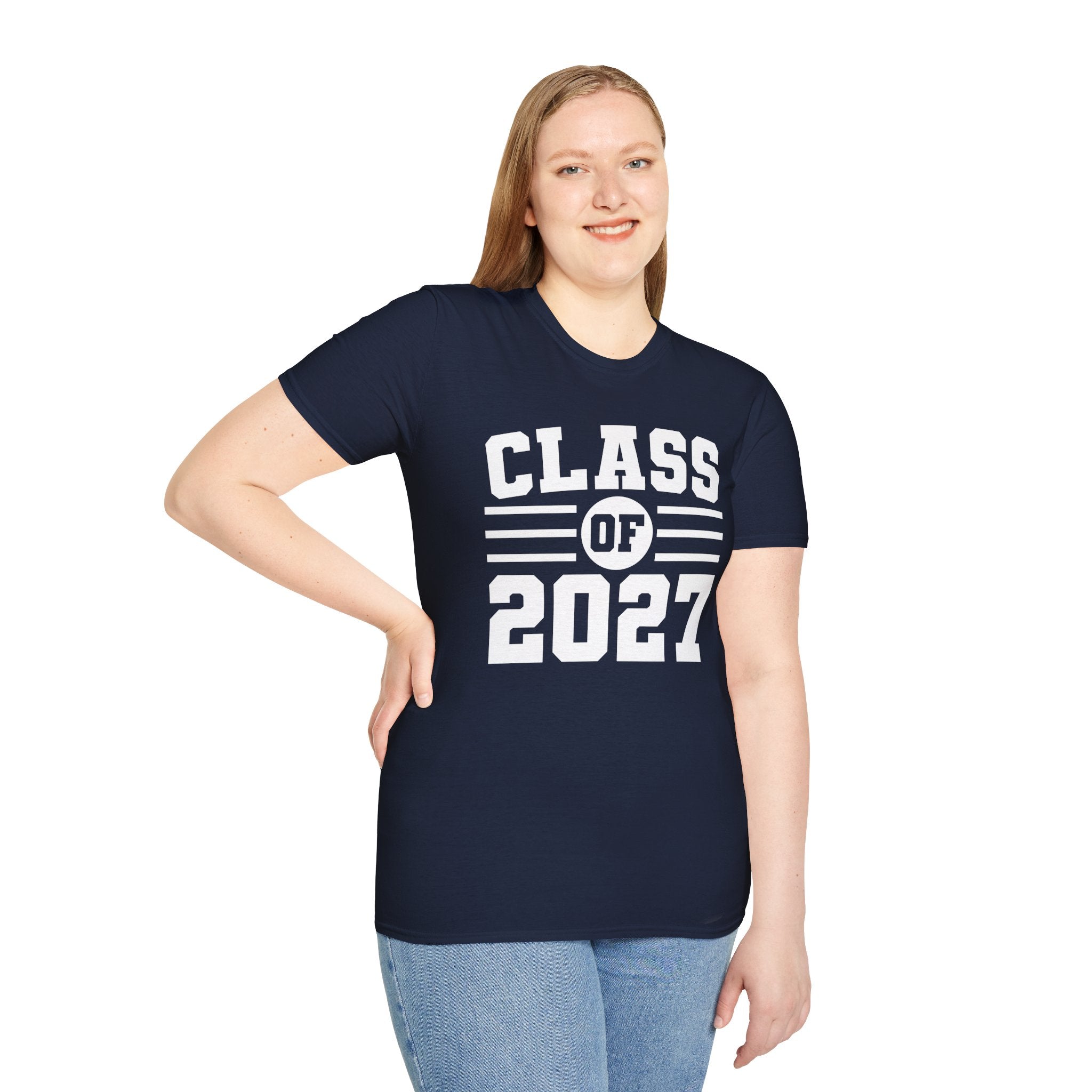 Senior Class of 2027 Unisex Softstyle T-Shirt 100% Cotton Graphic