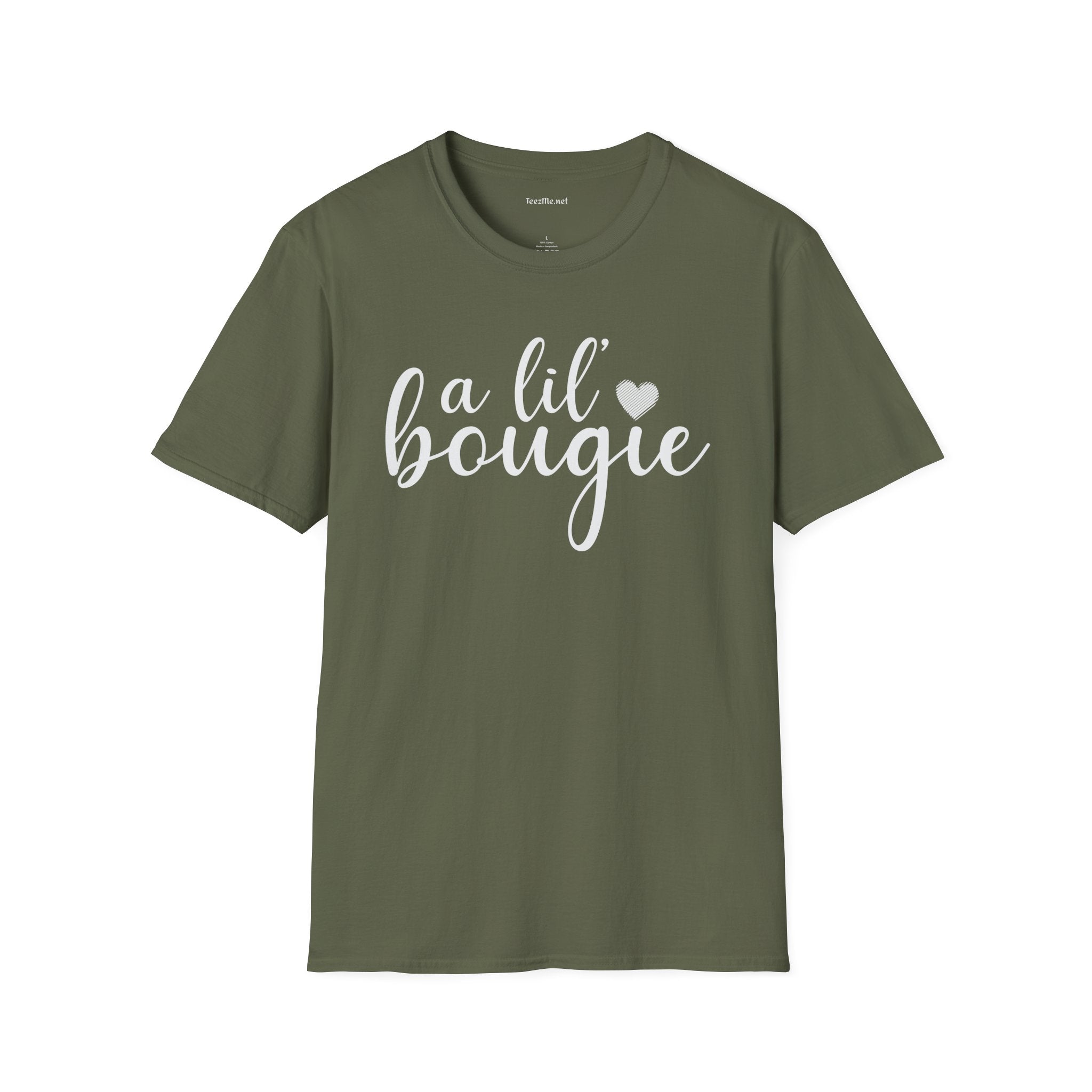 A lil bougie Unisex Softstyle T-Shirt 100% Cotton Graphic