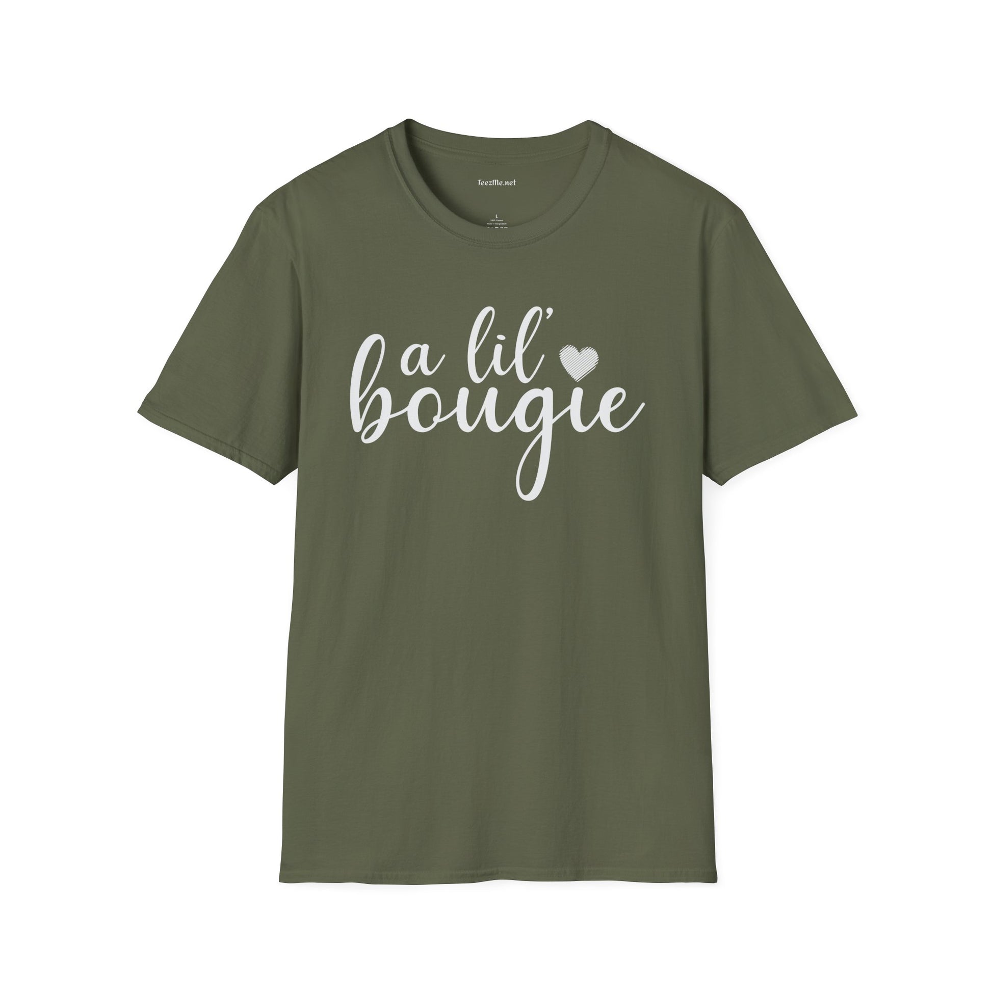 A lil bougie Unisex Softstyle T-Shirt 100% Cotton Graphic