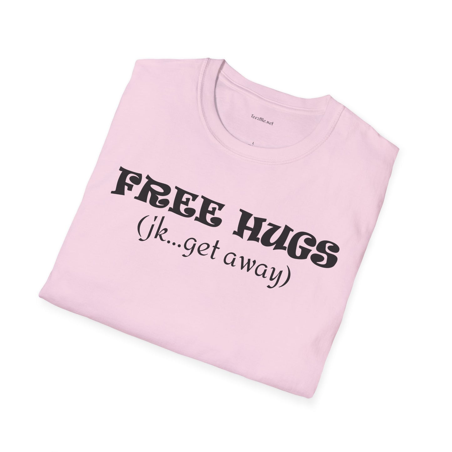 FREE HUGS - Unisex Softstyle T-Shirt 100% Cotton Graphic