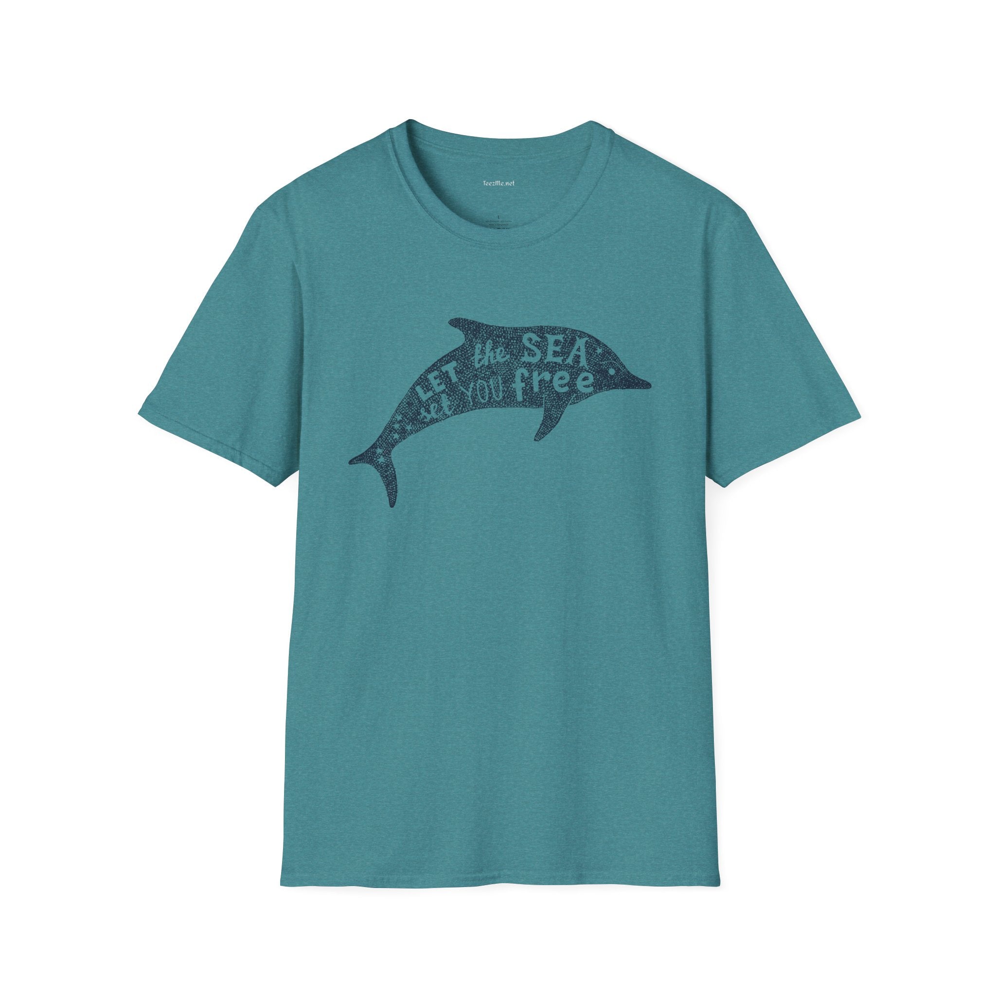 Let the sea - Unisex Softstyle T-Shirt 100% Cotton Graphic