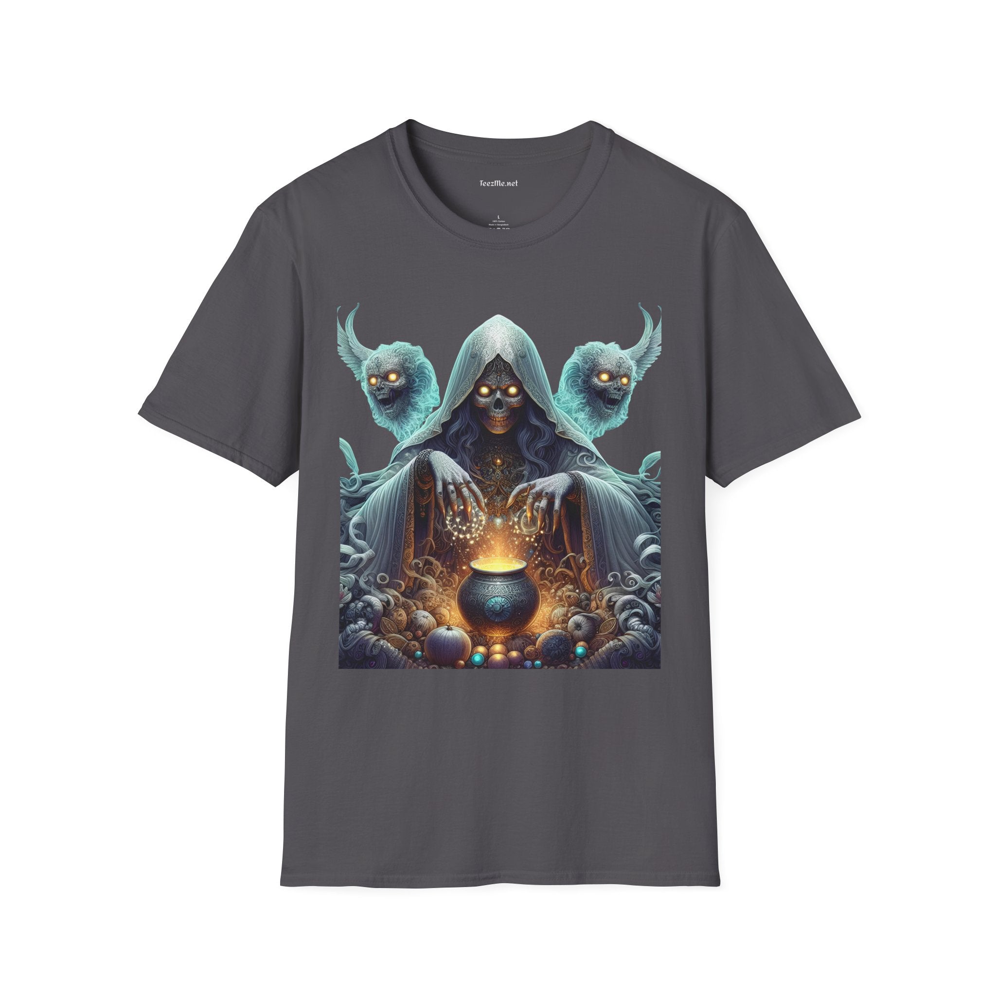 Anime Witch (4) Unisex Softstyle T-Shirt 100% Cotton Graphic
