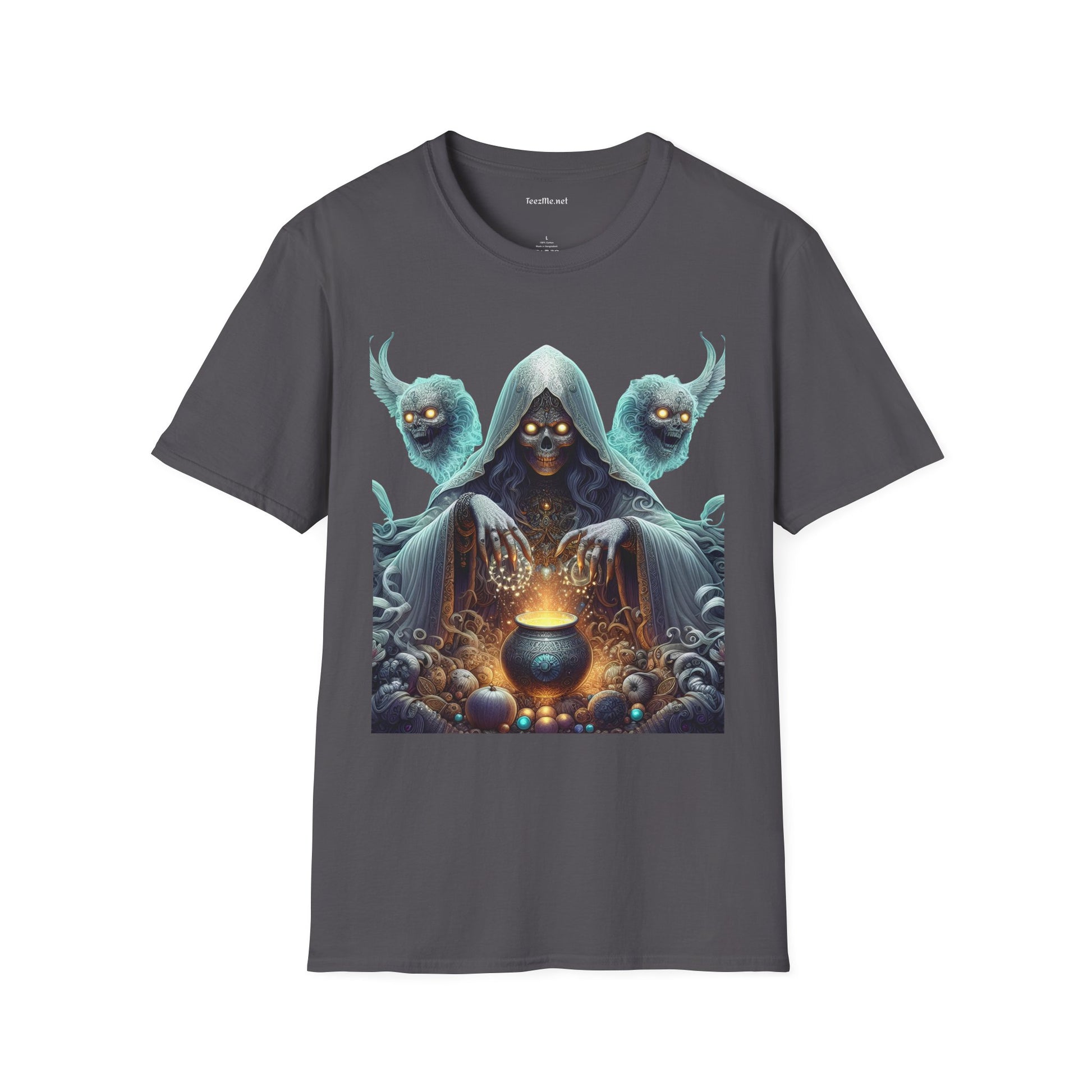 Anime Witch (4) Unisex Softstyle T-Shirt 100% Cotton Graphic