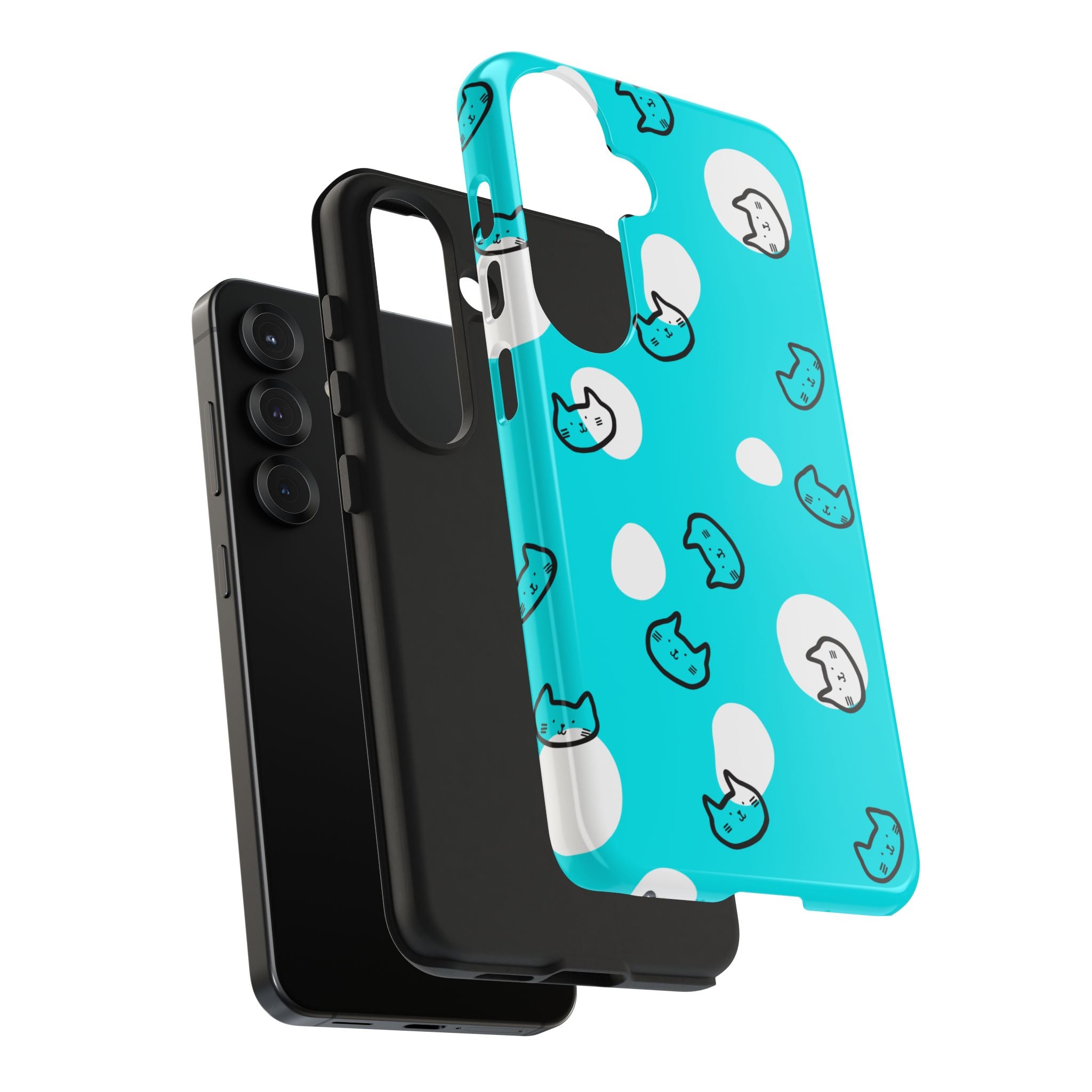 Cute Cat Pattern Cell Phone Case Tough Phone Cases