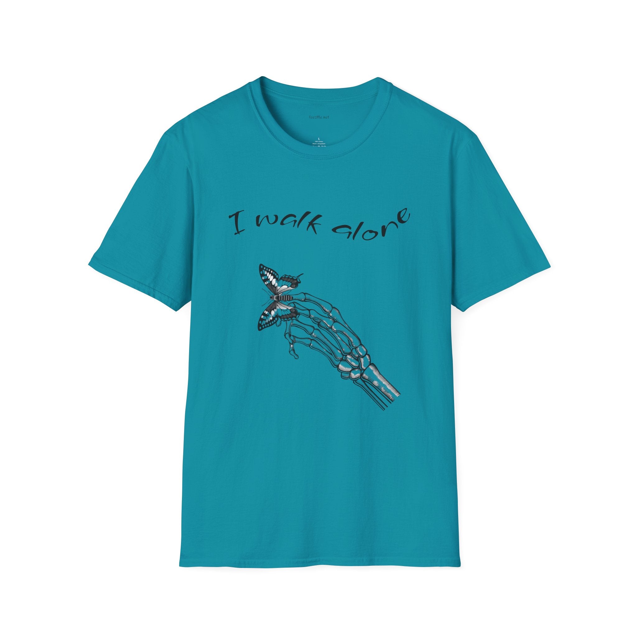 I walk alone - Unisex Softstyle T-Shirt 100% Cotton Graphic