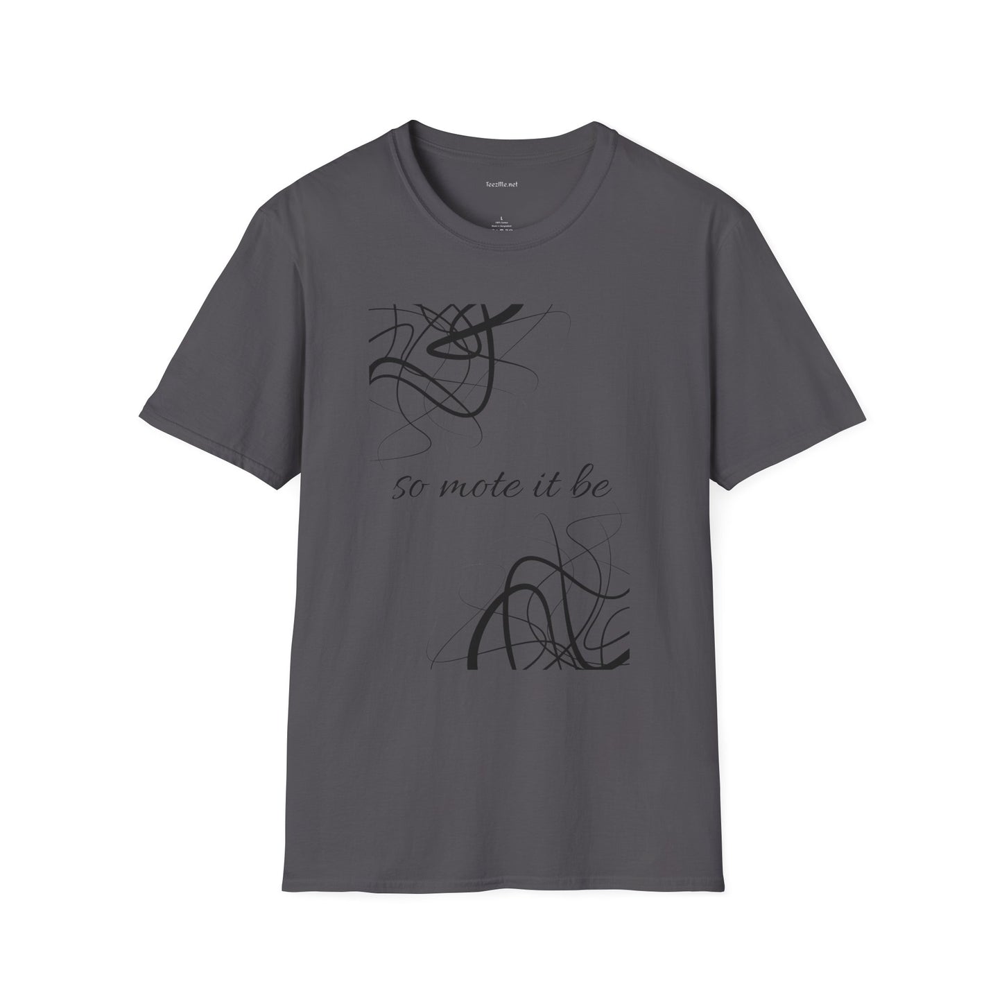 So mote it be - Unisex Softstyle T-Shirt 100% Cotton Graphic
