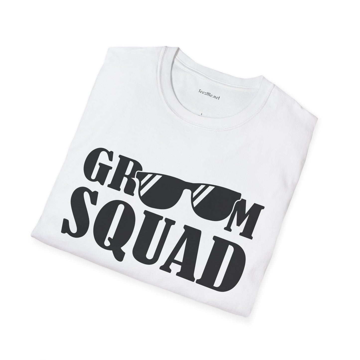Groom Squad Unisex Softstyle T-Shirt 100% Cotton Graphic Bridal Party