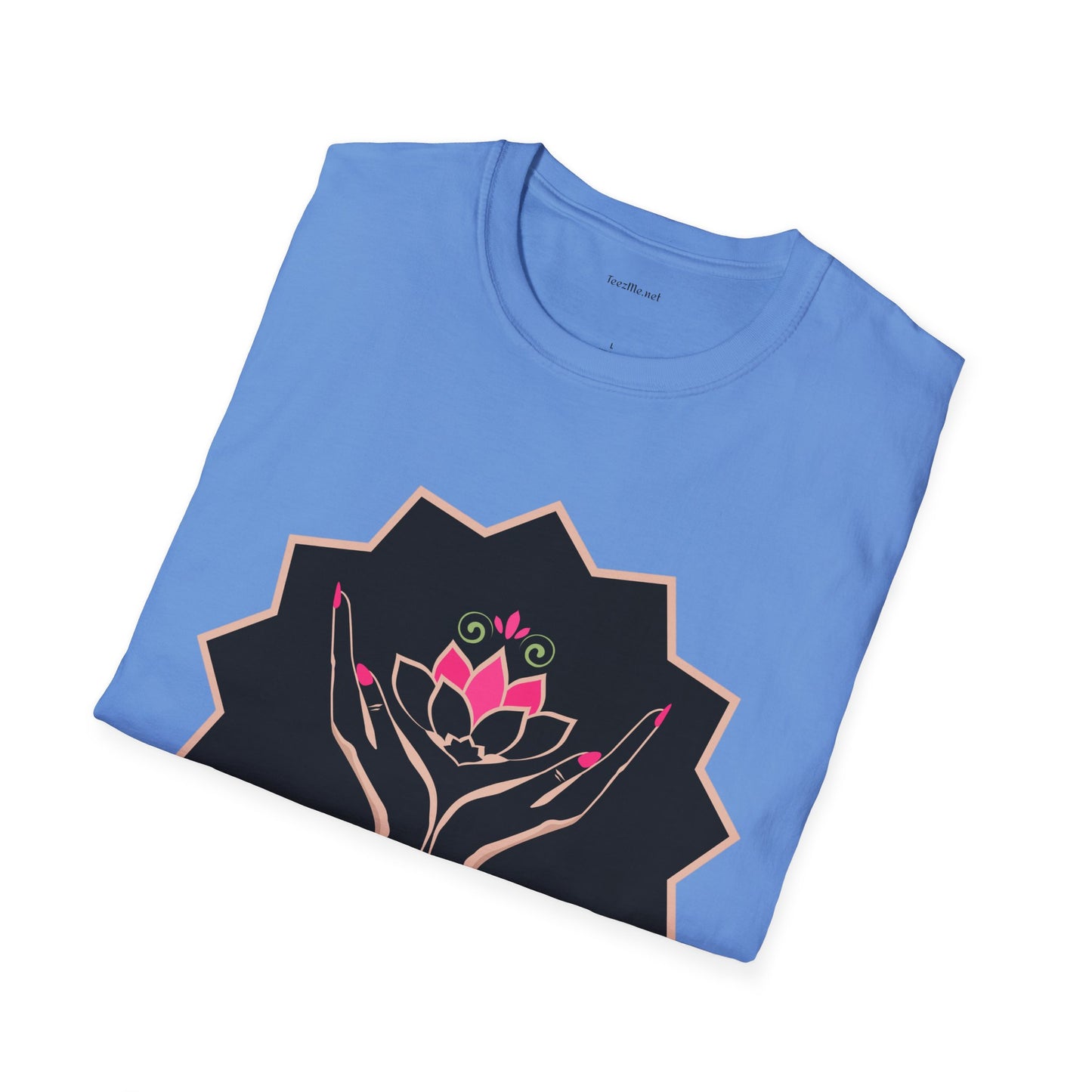 Pink Lotus - Unisex Softstyle T-Shirt 100% Cotton Graphic