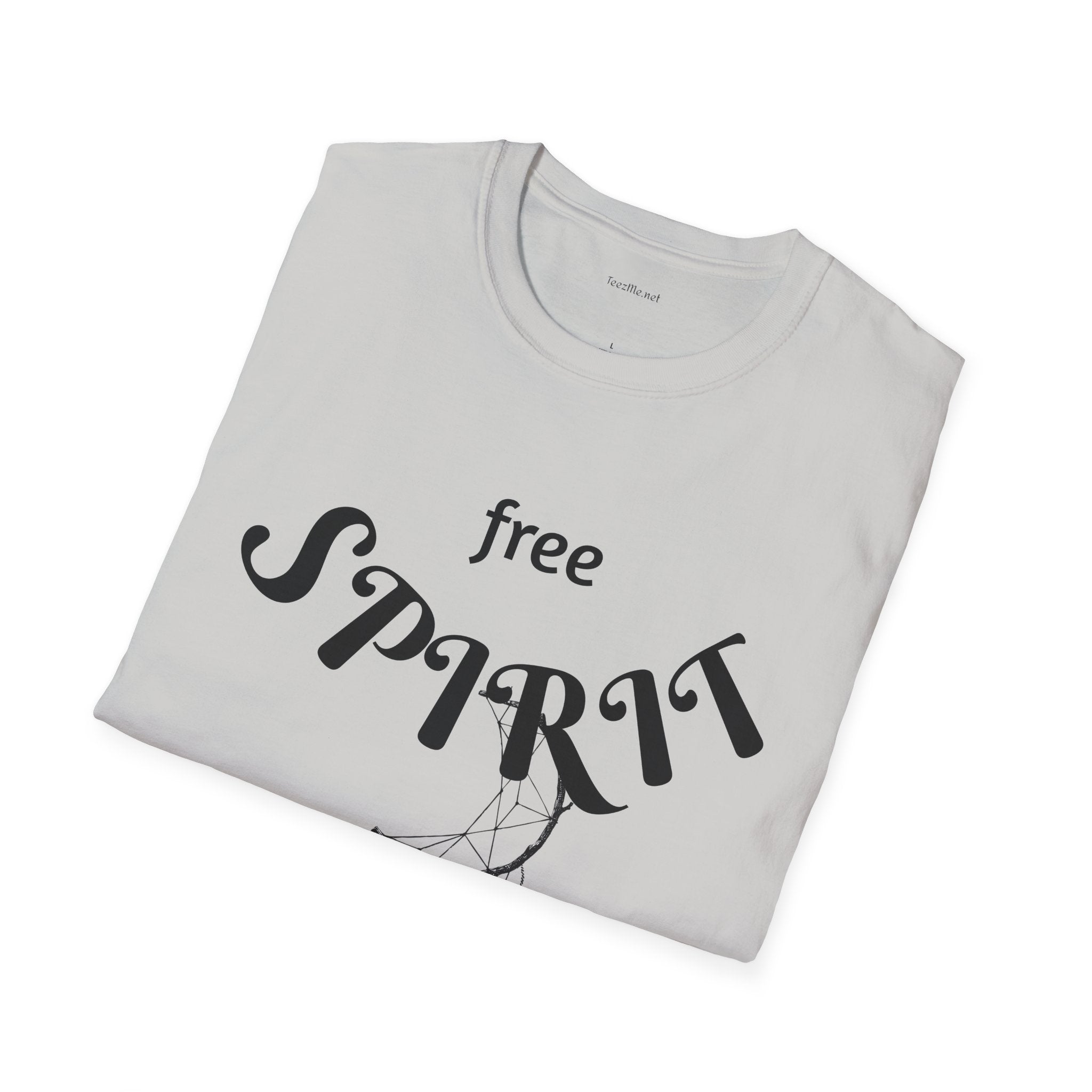 free SPIRIT - Unisex Softstyle T-Shirt 100% Cotton Graphic