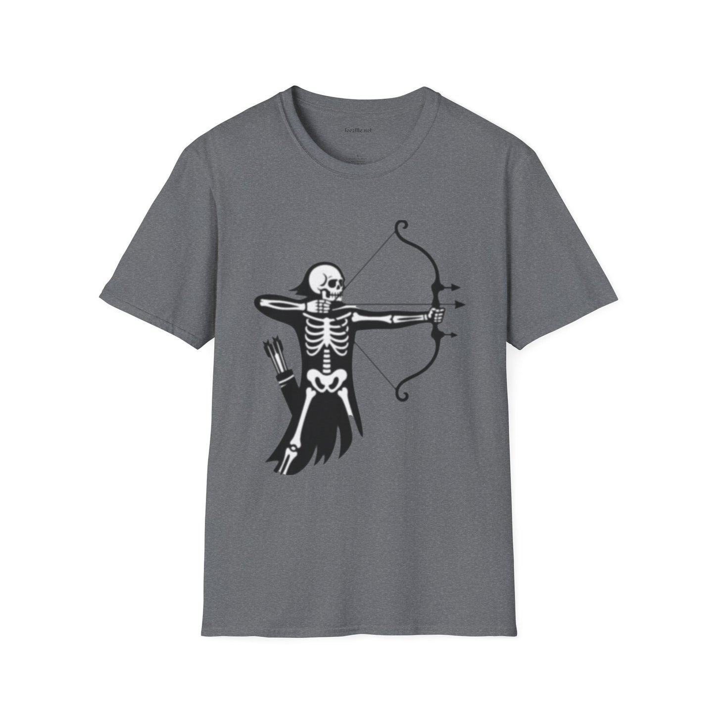 Skeleton Archer Unisex Softstyle T-Shirt 100% Cotton Graphic