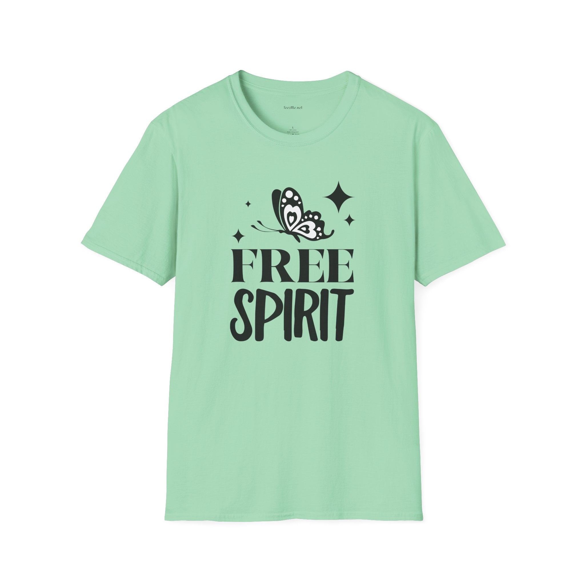 Free Spirit Butterfly T‑Shirt — Boho Casual Graphic Tee