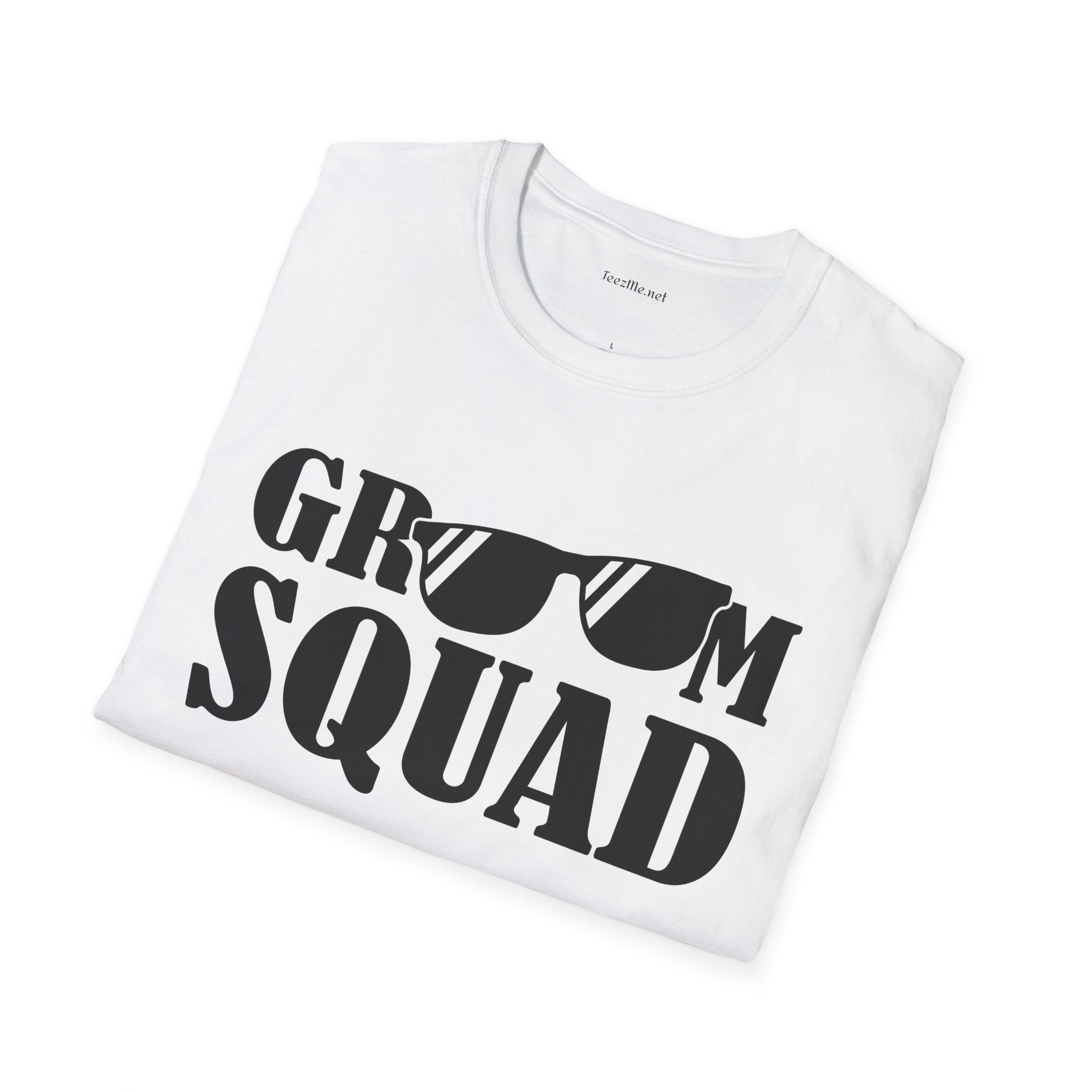 Groom Squad Unisex Softstyle T-Shirt 100% Cotton Graphic Bridal Party