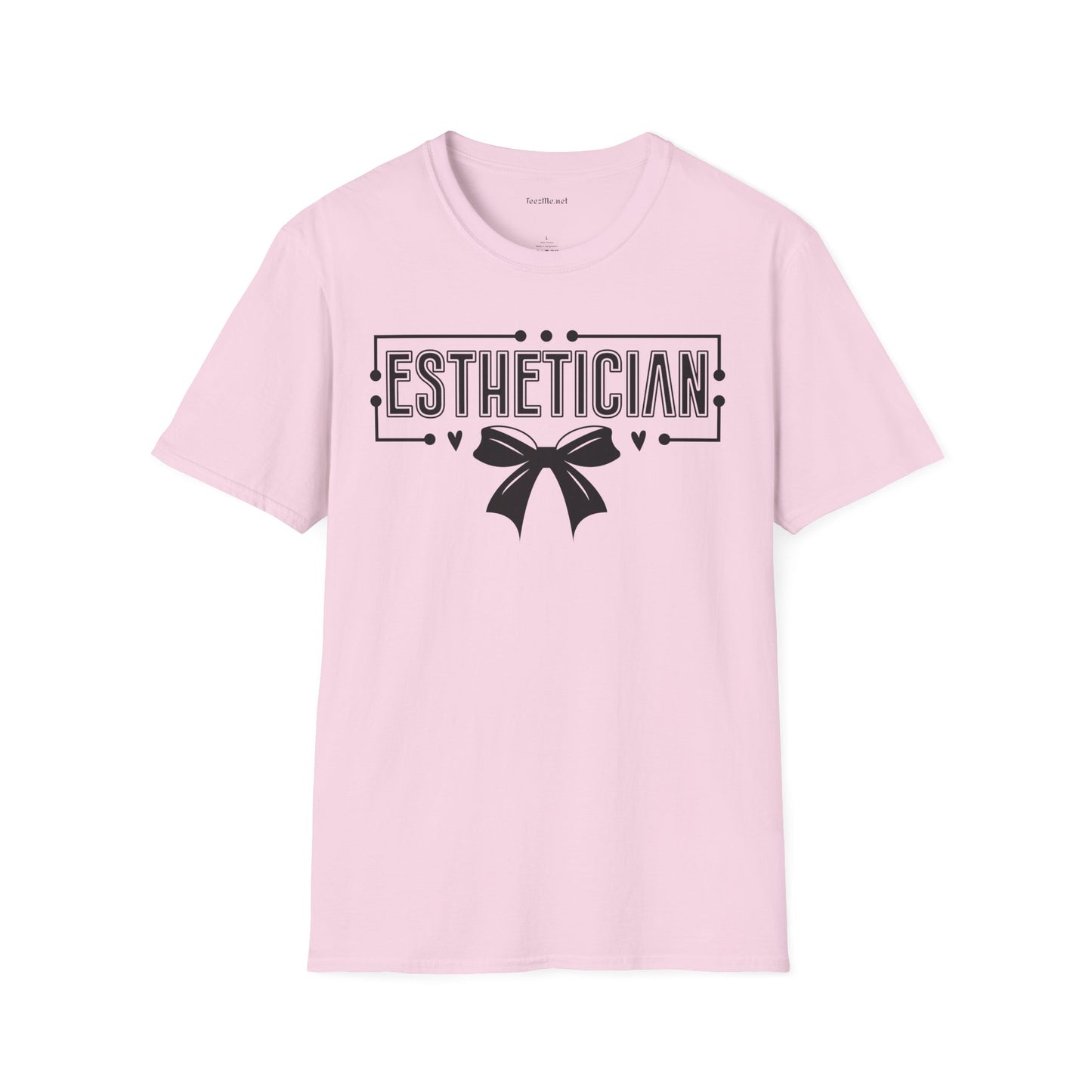 Esthetician  with bow 01 Unisex Soft Style T-Shirt 100% Cotton Graphic
