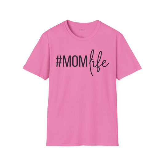 Mom Life 01 Unisex SoftStyle T-Shirt 100% Cotton Graphic