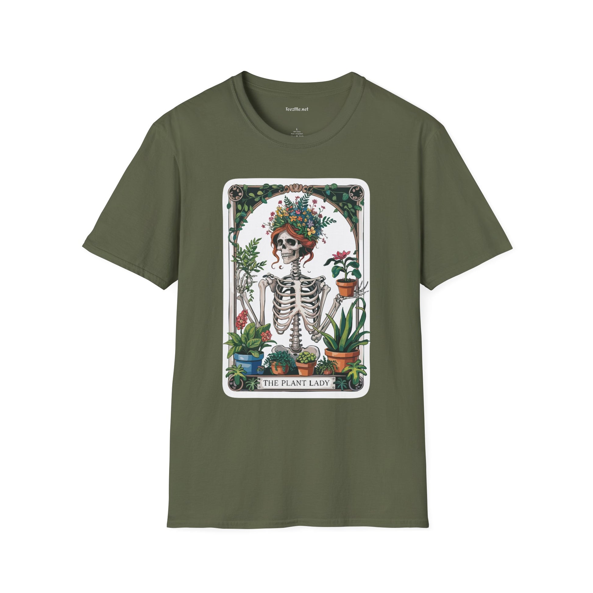 The Plant Lady Unisex Softstyle T-Shirt 100% Cotton Graphic