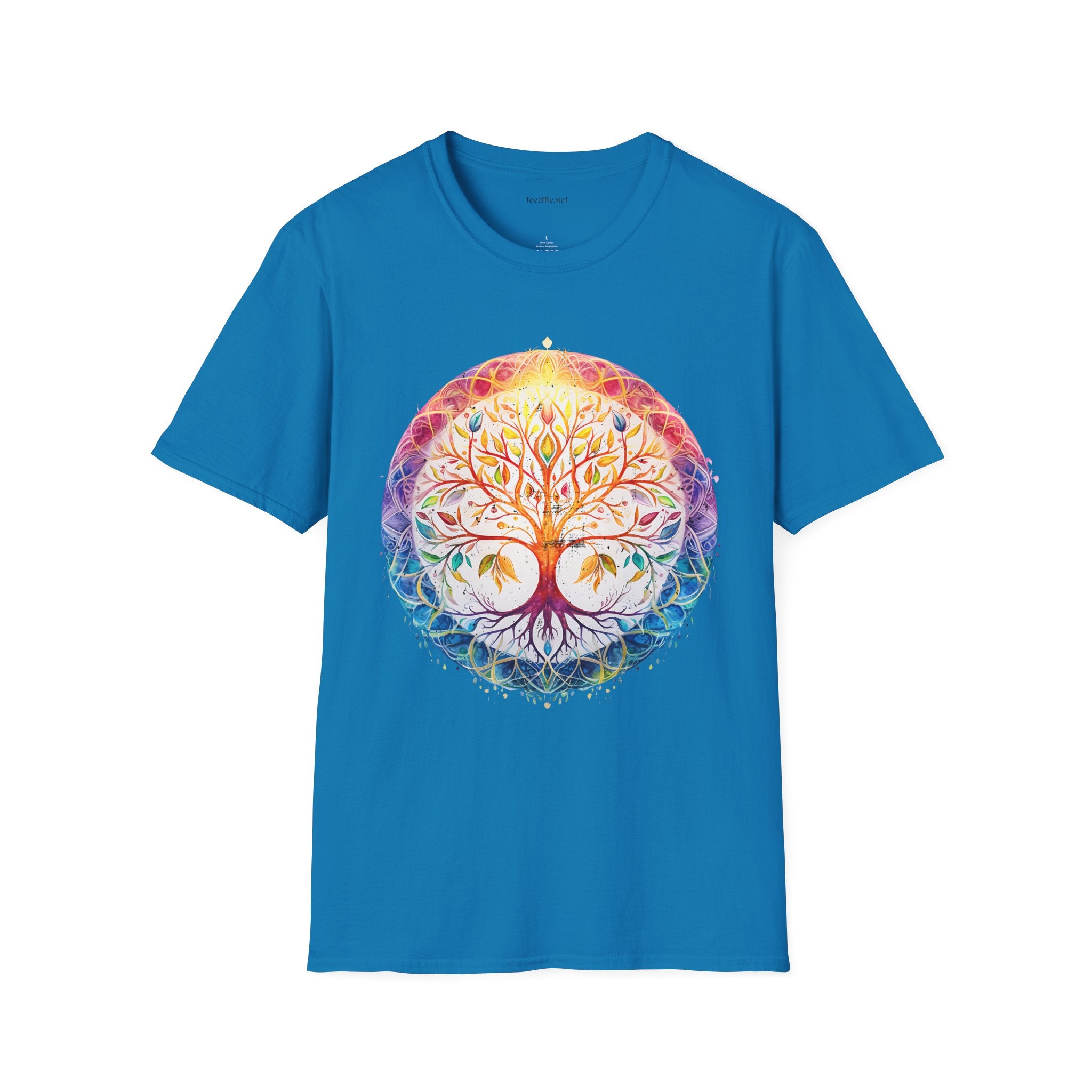 Mandala Tree - Unisex Softstyle T-Shirt 100% Cotton Graphic