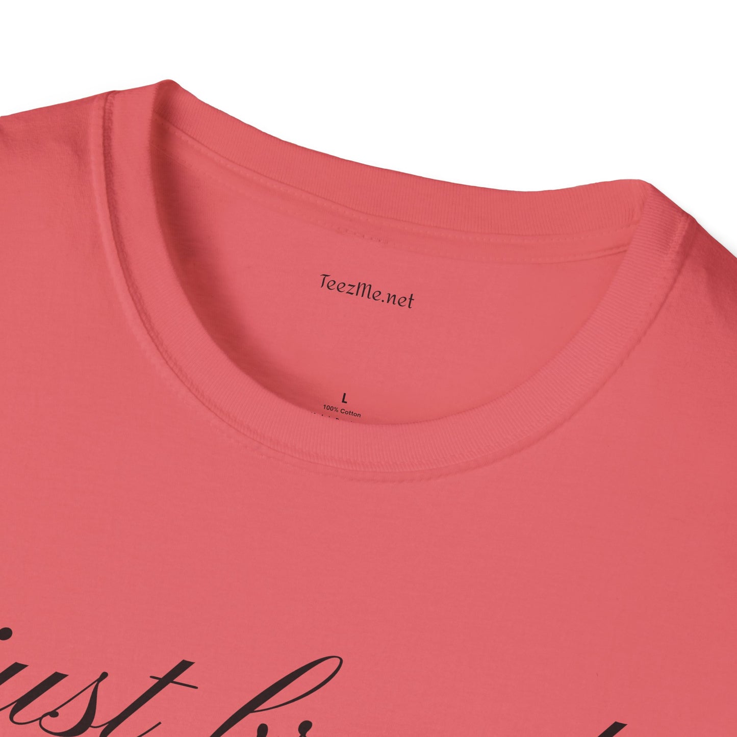Just breathe - Unisex Softstyle T-Shirt 100% Cotton Graphic