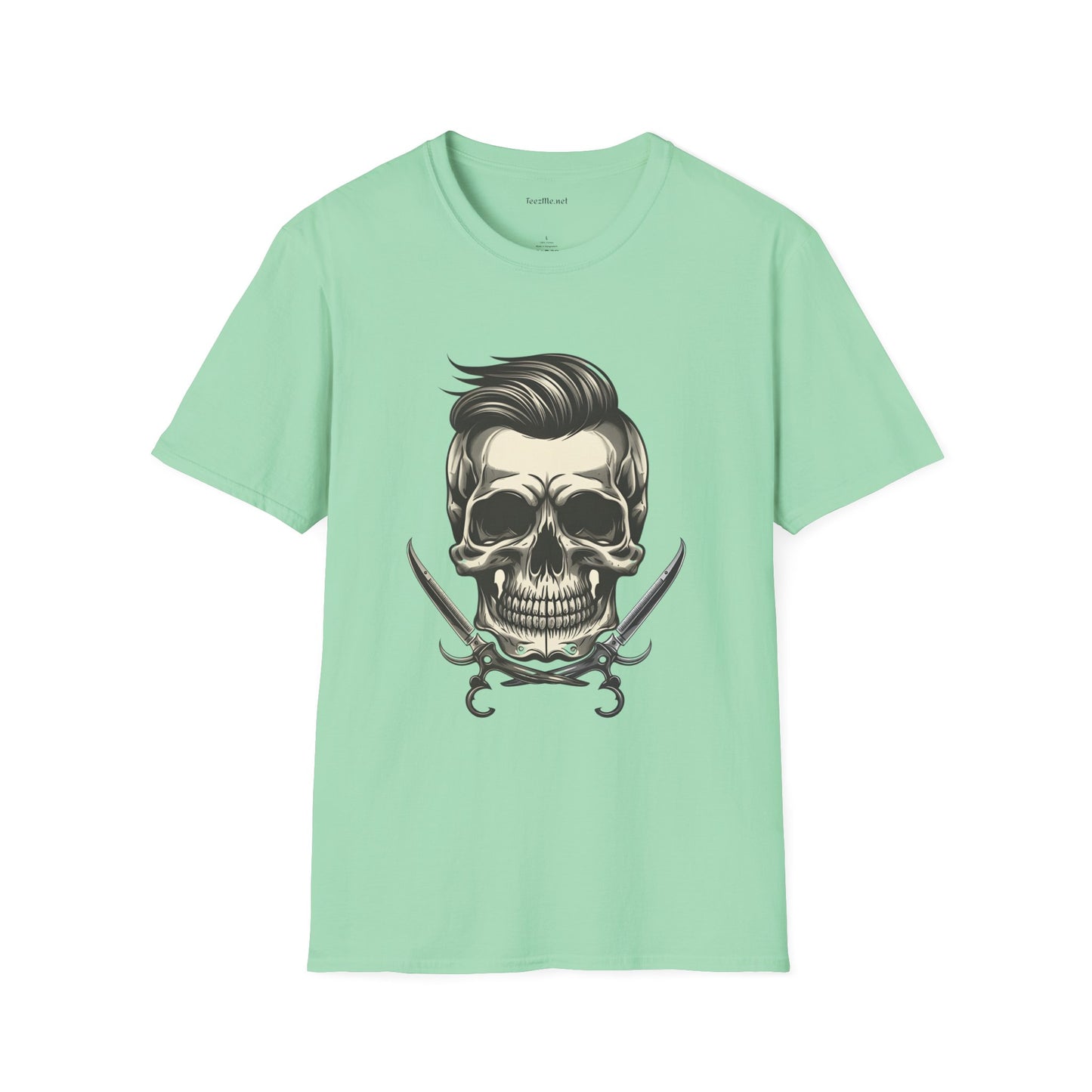 Vintage Hairstylist Unisex Softstyle T-Shirt 100% Cotton Graphic