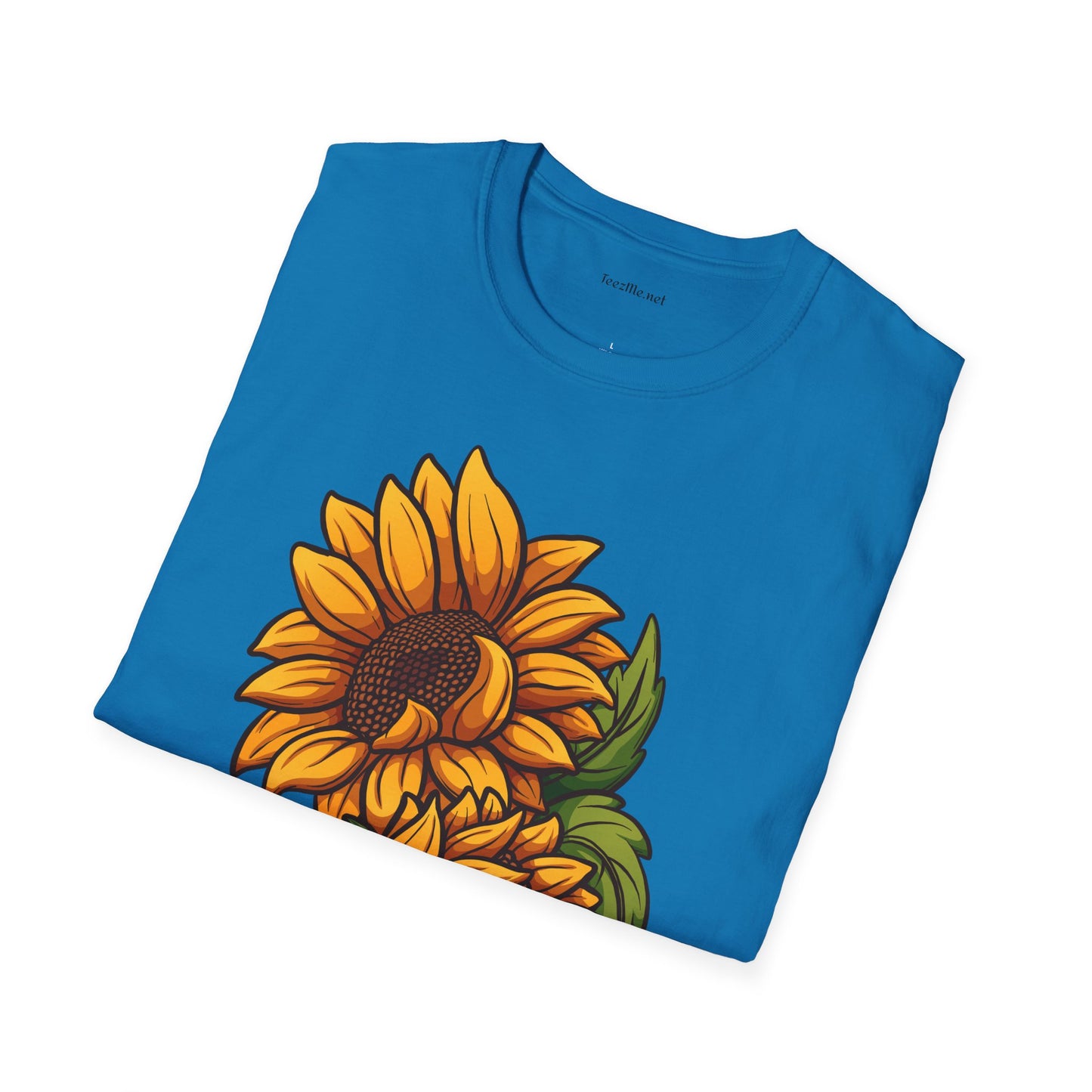 Sunflower (image) - Unisex Softstyle T-Shirt 100% Cotton Graphic