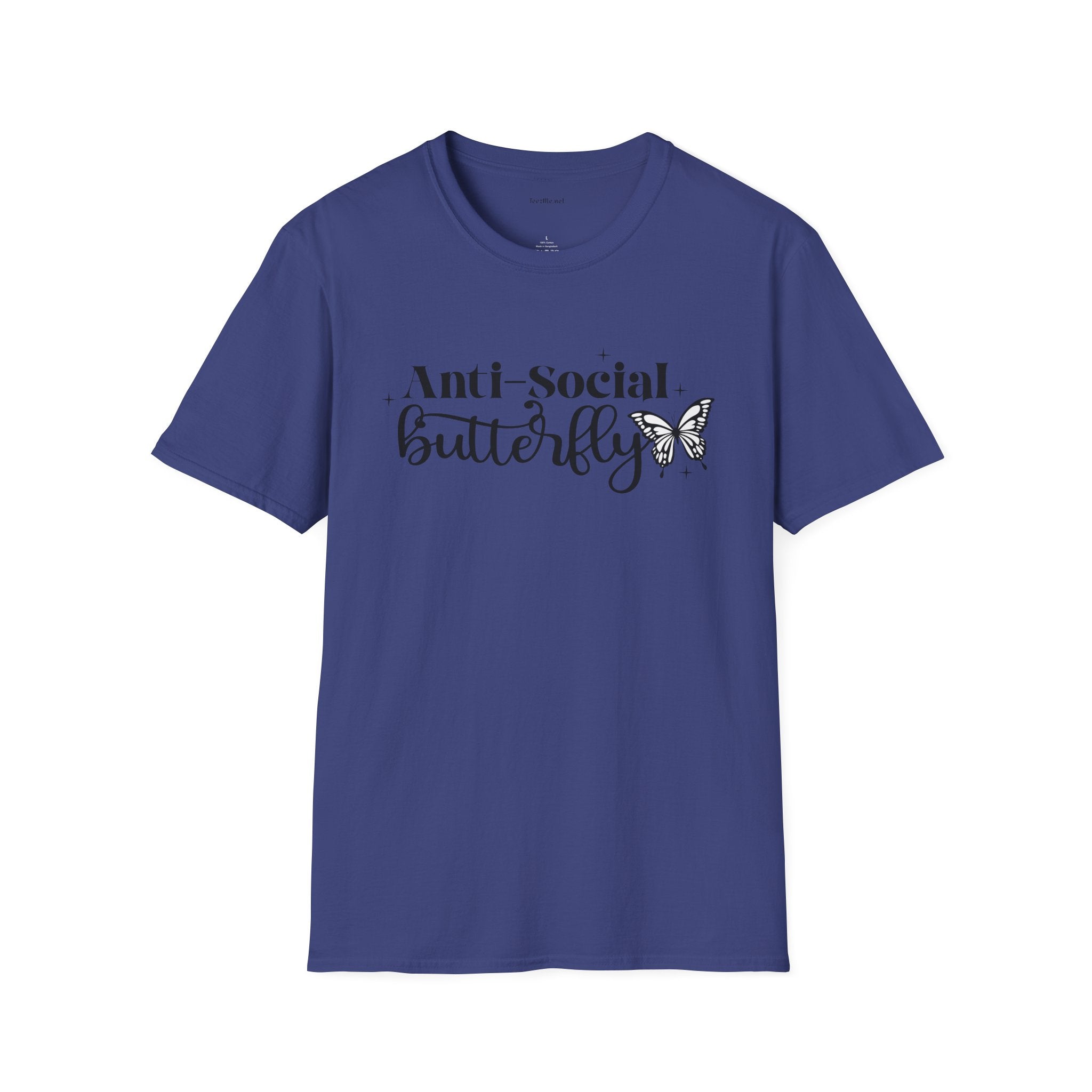 Anti-Social Butterfly T-Shirt — Cute Introvert Graphic Tee