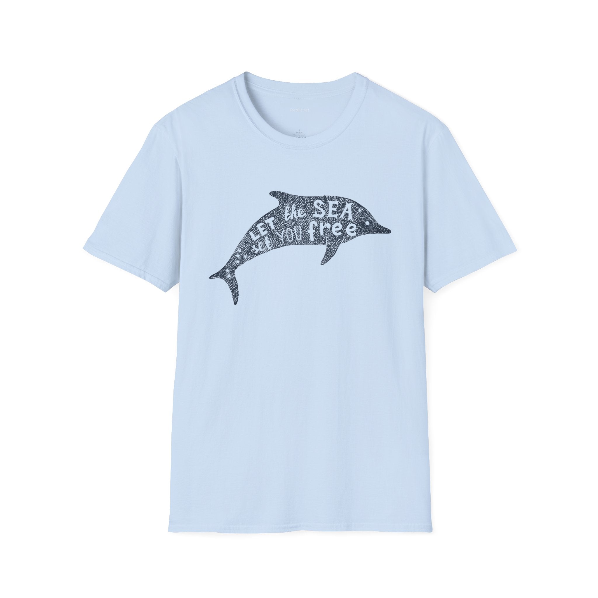 Let the sea - Unisex Softstyle T-Shirt 100% Cotton Graphic