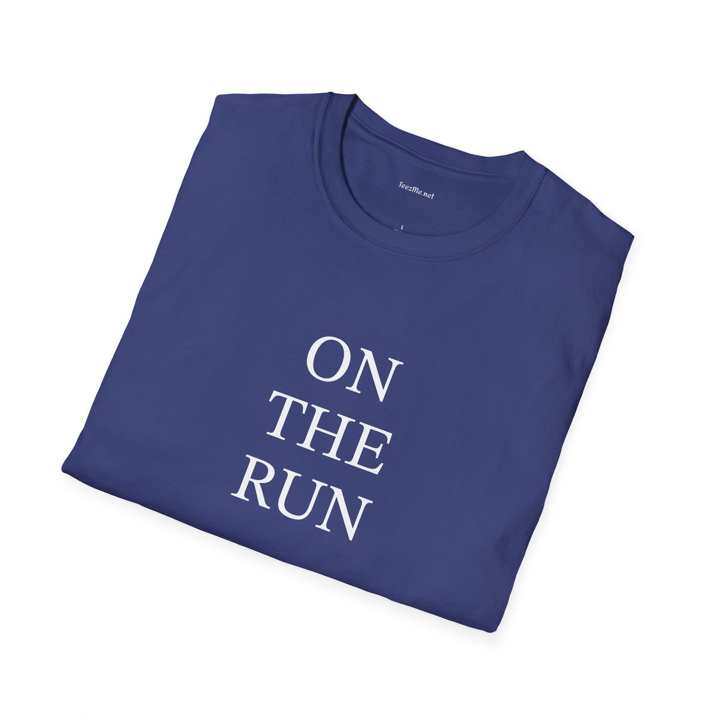 ON THE RUN - Unisex Softstyle T-Shirt 100% Cotton Graphic