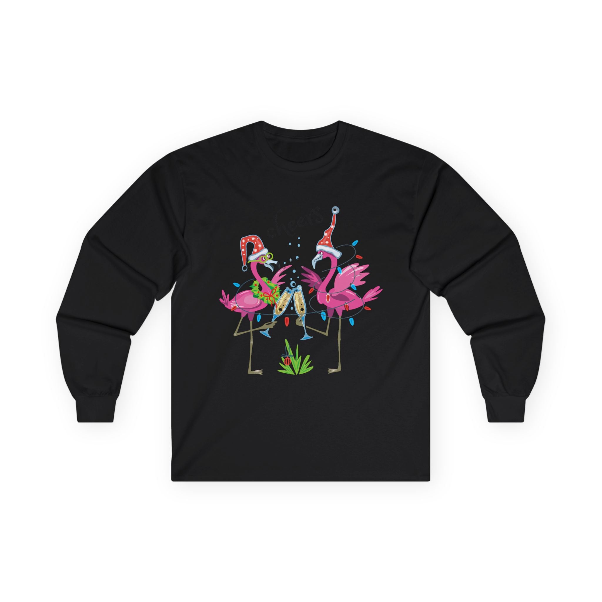Flamingo cheers - Unisex Ultra Cotton Long Sleeve Tee
