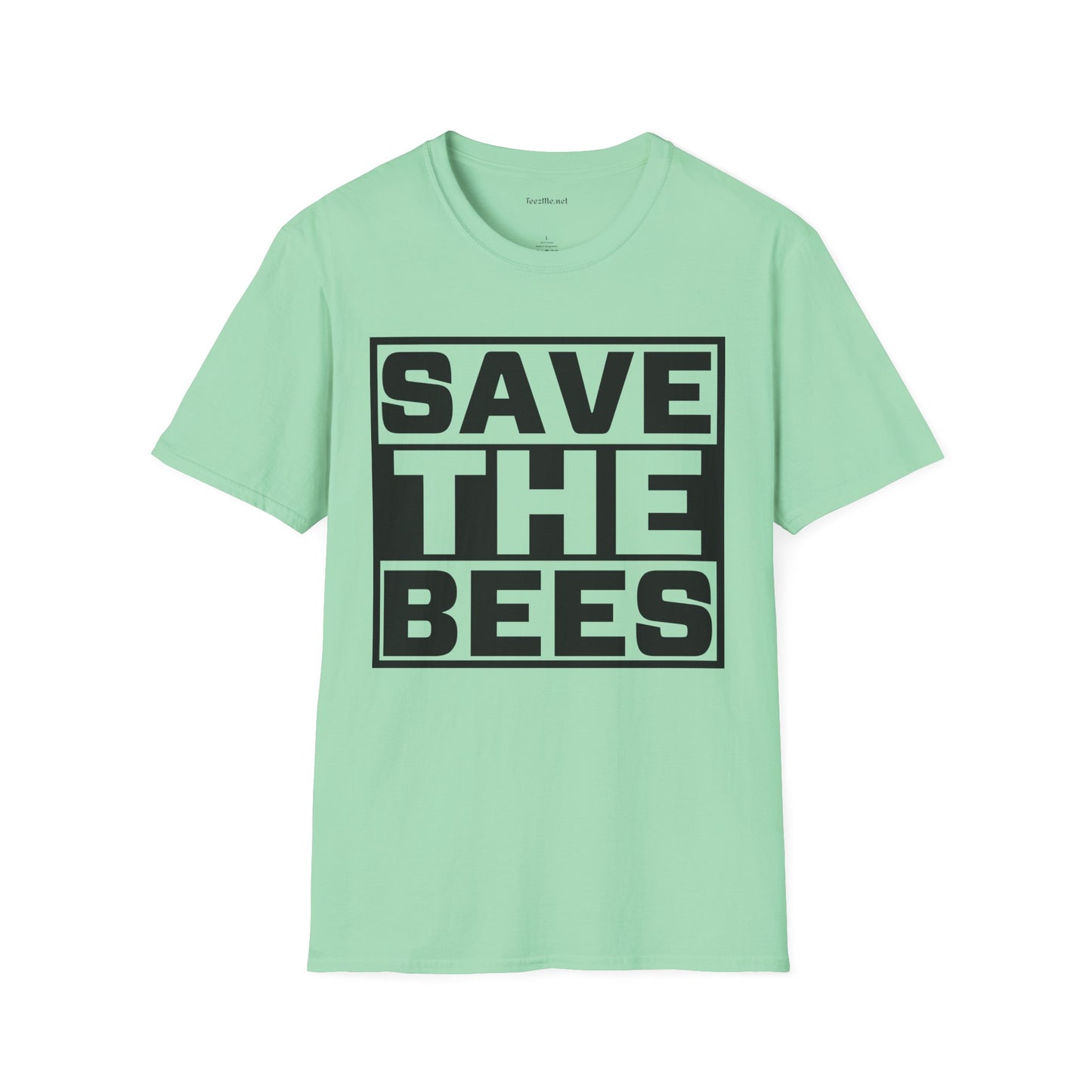 Save The Bees 02 Unisex Soft Style T-Shirt 100% Cotton Graphic