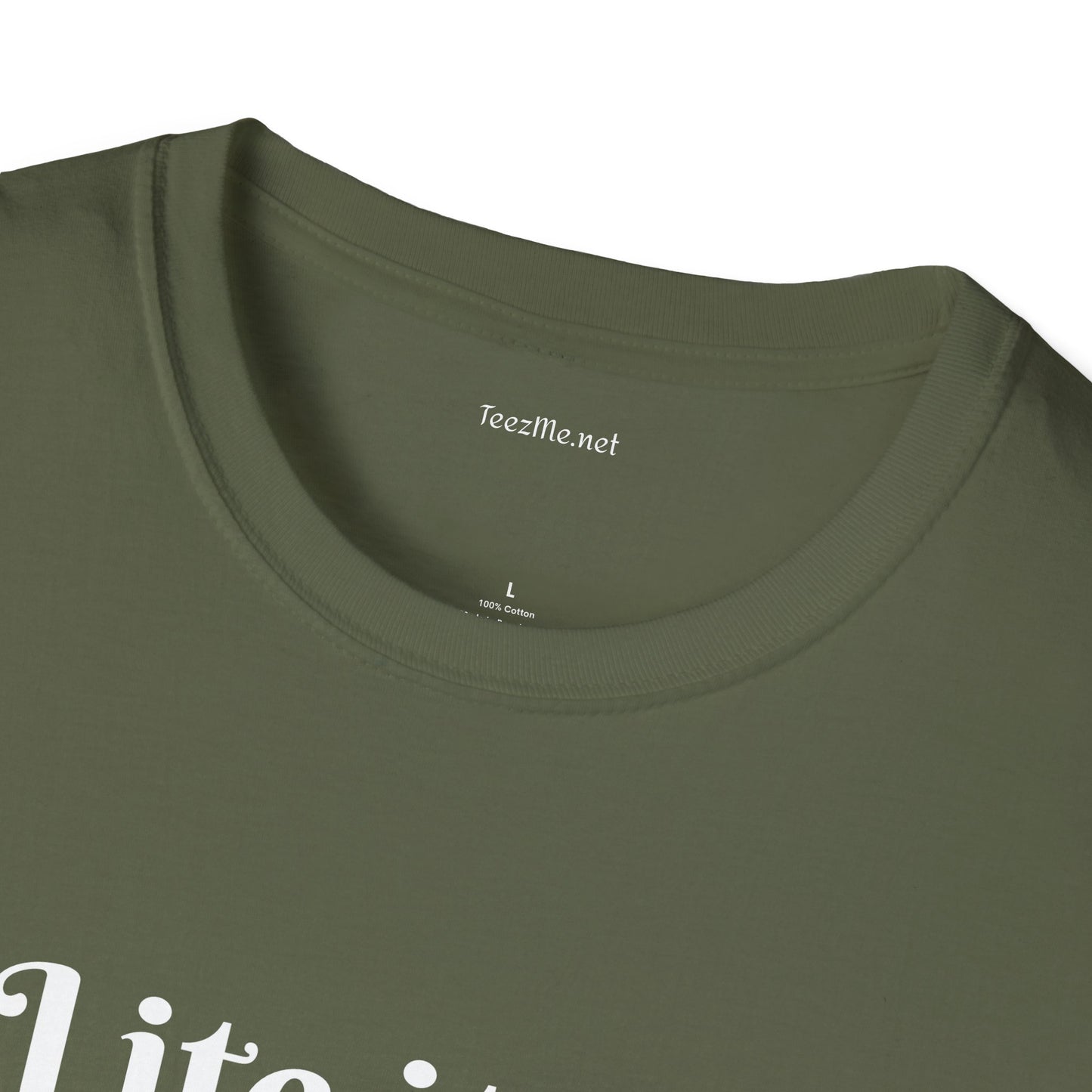 Lite it up - Unisex Softstyle T-Shirt 100% Cotton Graphic