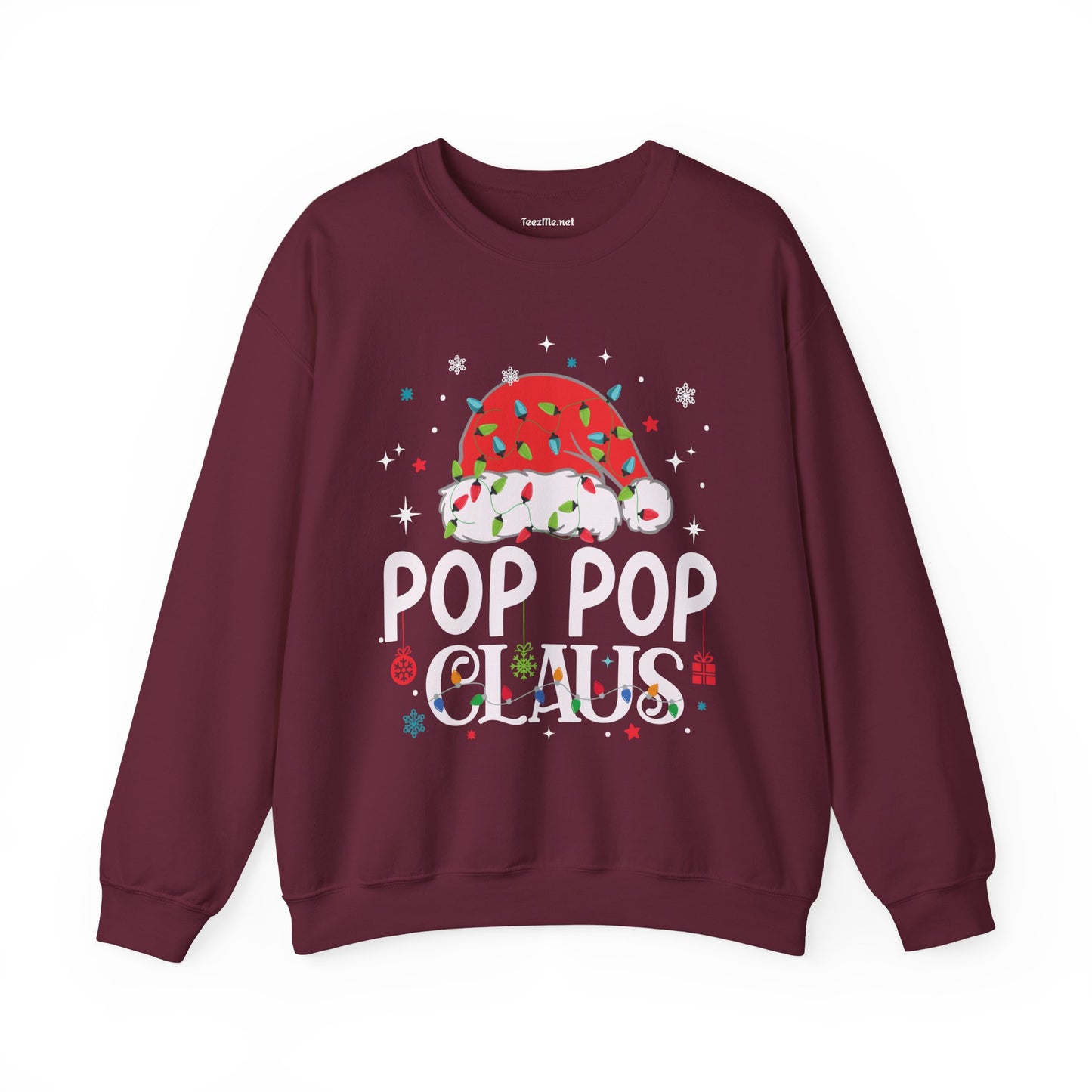 Christmas Pop Pop Unisex Heavy Blend™ Crewneck Sweatshirt