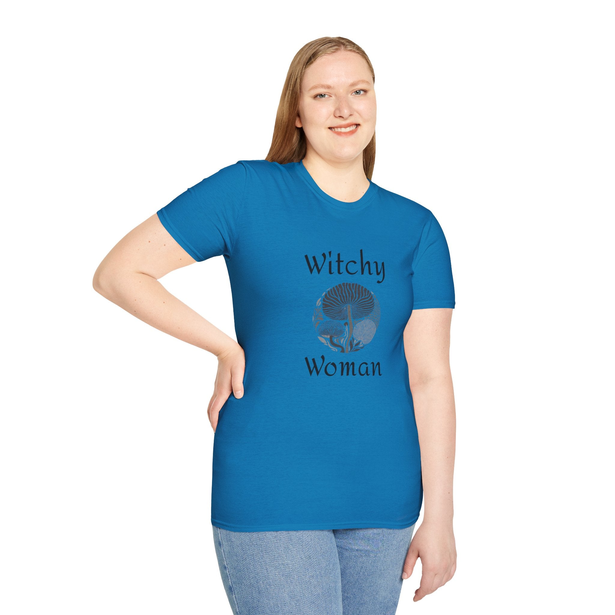 Witchy Woman - Unisex Softstyle T-Shirt 100% Cotton Graphic