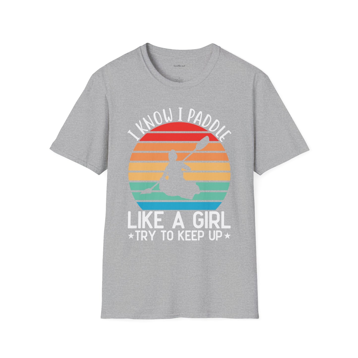 Paddle Like a Girl  - Unisex Softstyle T-Shirt 100% Cotton Graphic
