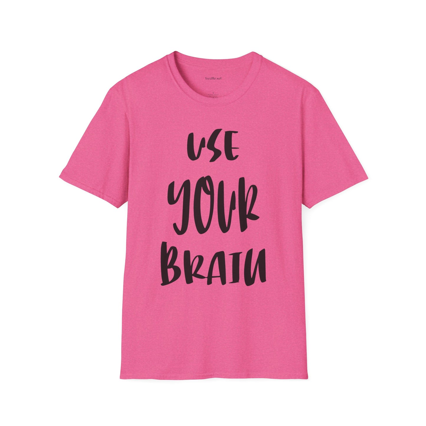 Use Your Brain Unisex Soft Style T-Shirt 100% Cotton Graphic