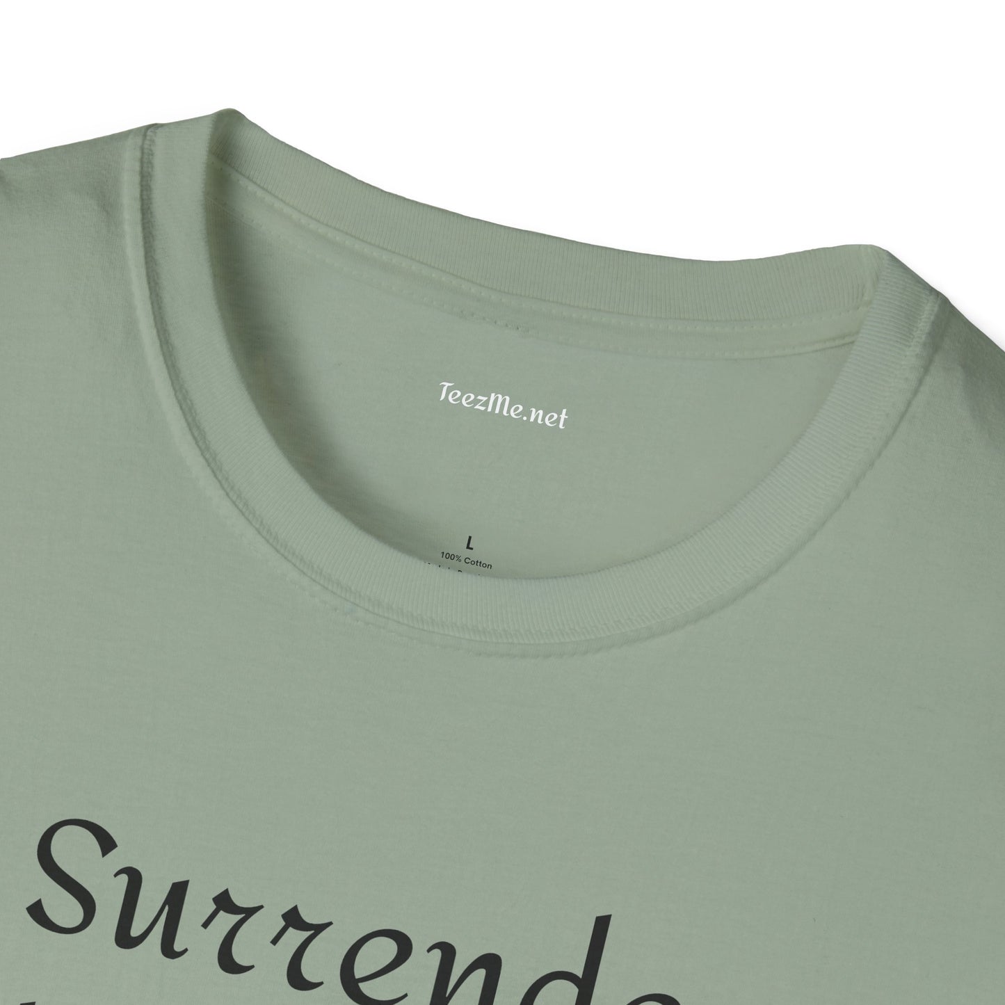 Surrender to the flow - Unisex Softstyle T-Shirt 100% Cotton Graphic