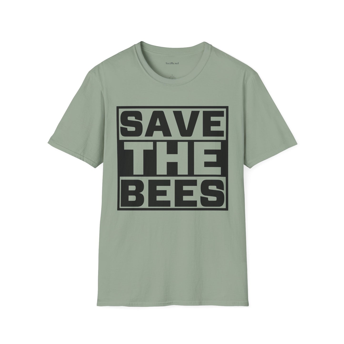 Save The Bees 02 Unisex Soft Style T-Shirt 100% Cotton Graphic