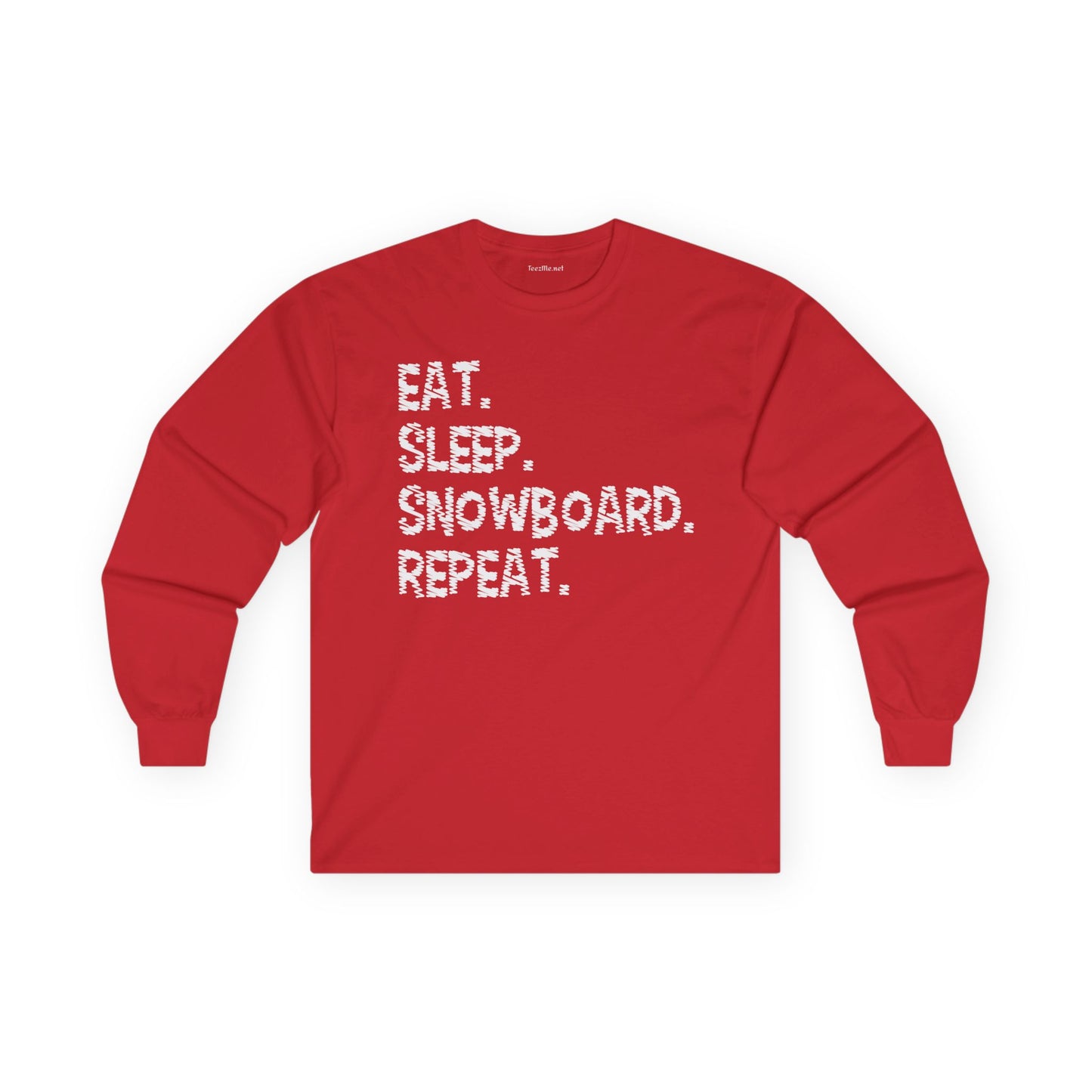 Eat Sleep Snowboard Repeat Unisex Ultra Cotton Long Sleeve Tee