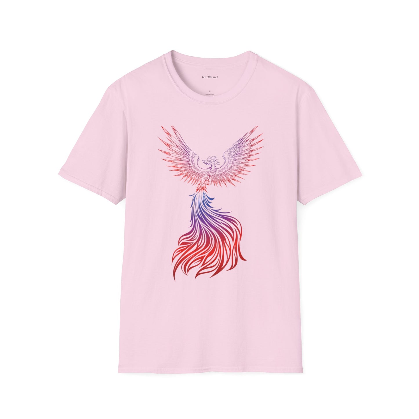 Phoenix rising (image)- Unisex Softstyle T-Shirt 100% Cotton Graphic