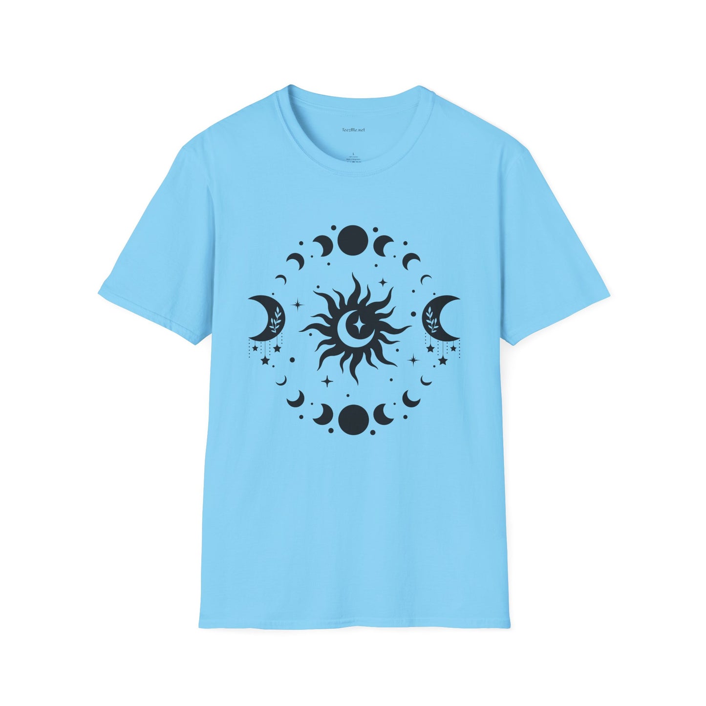Sun and Moon  - Unisex Softstyle T-Shirt 100% Cotton Graphic