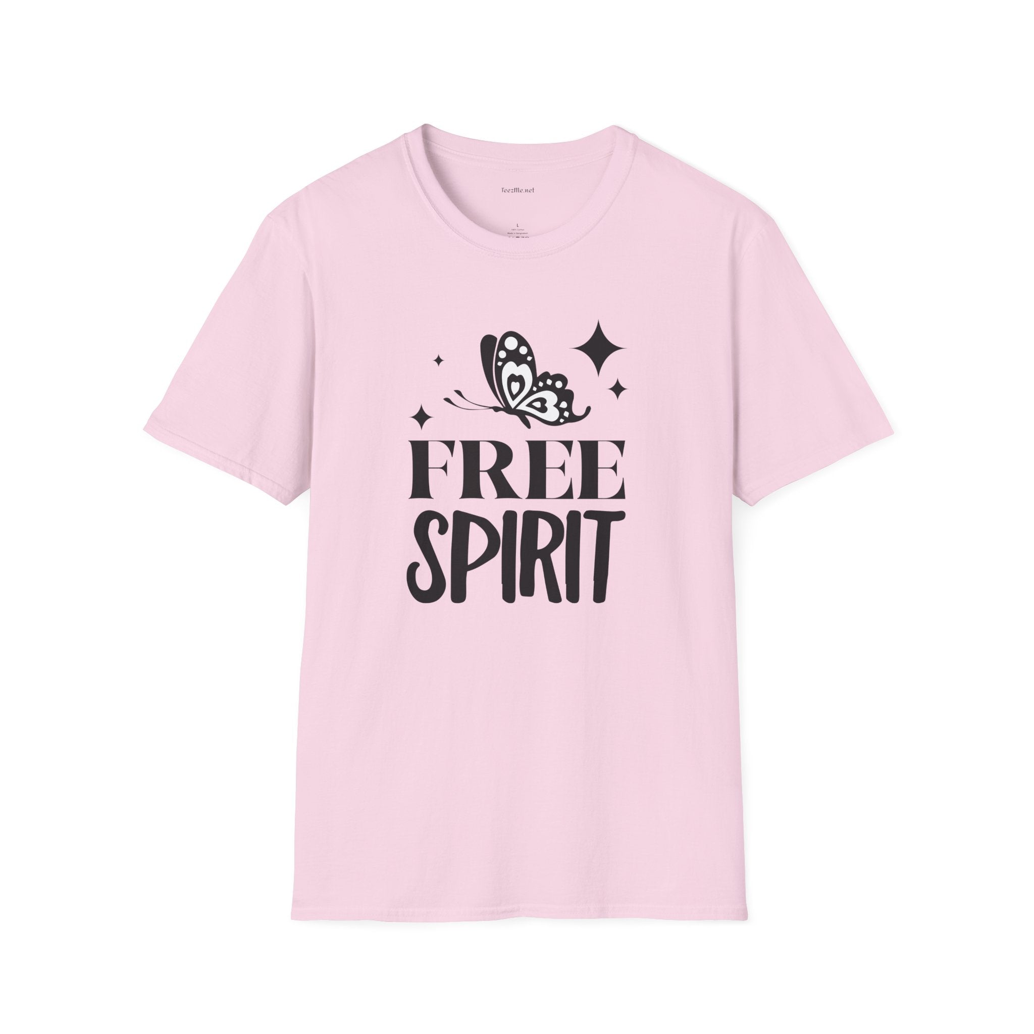 Free Spirit Butterfly T‑Shirt — Boho Casual Graphic Tee